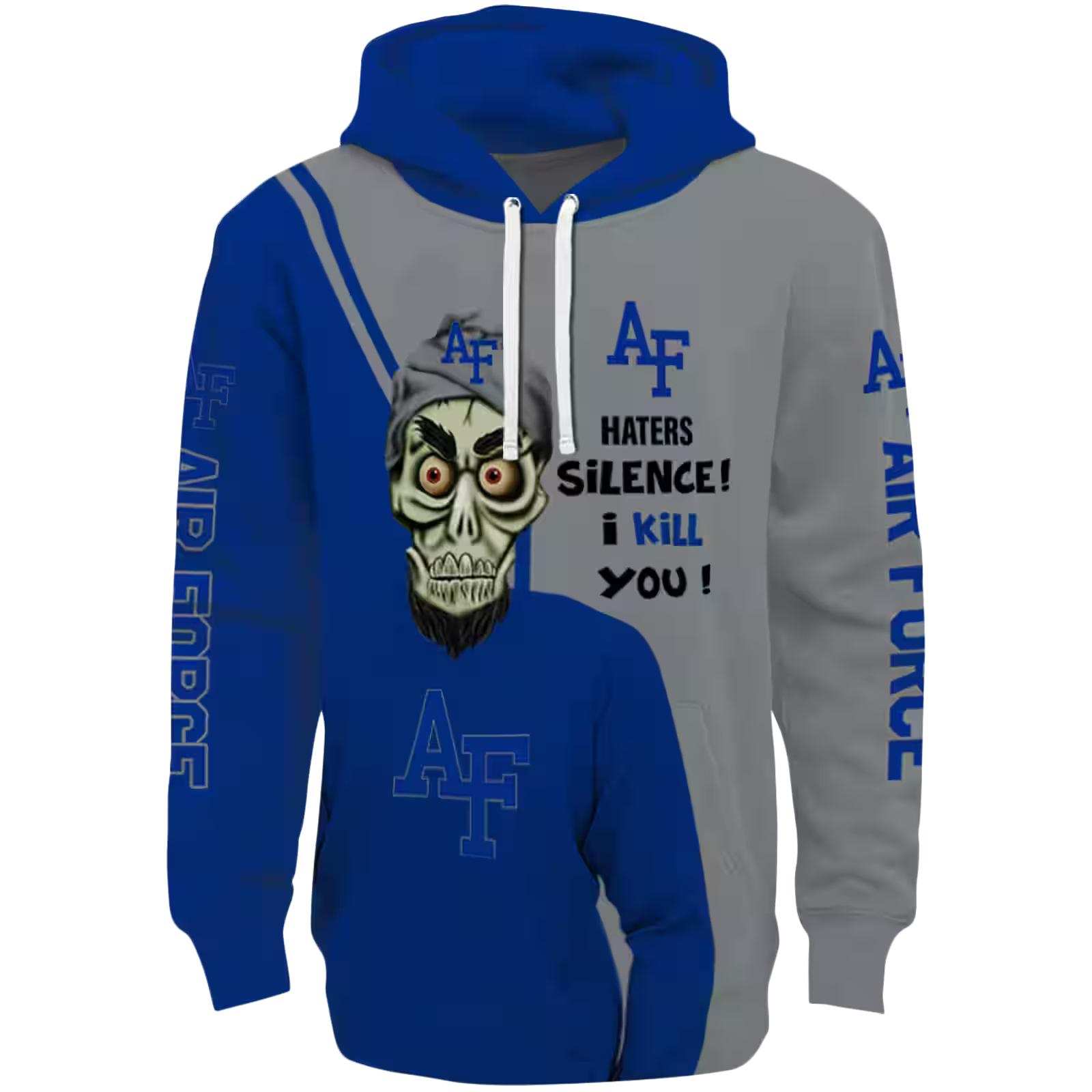 Air Force Falcons Achmed Skull Blue Hoodie