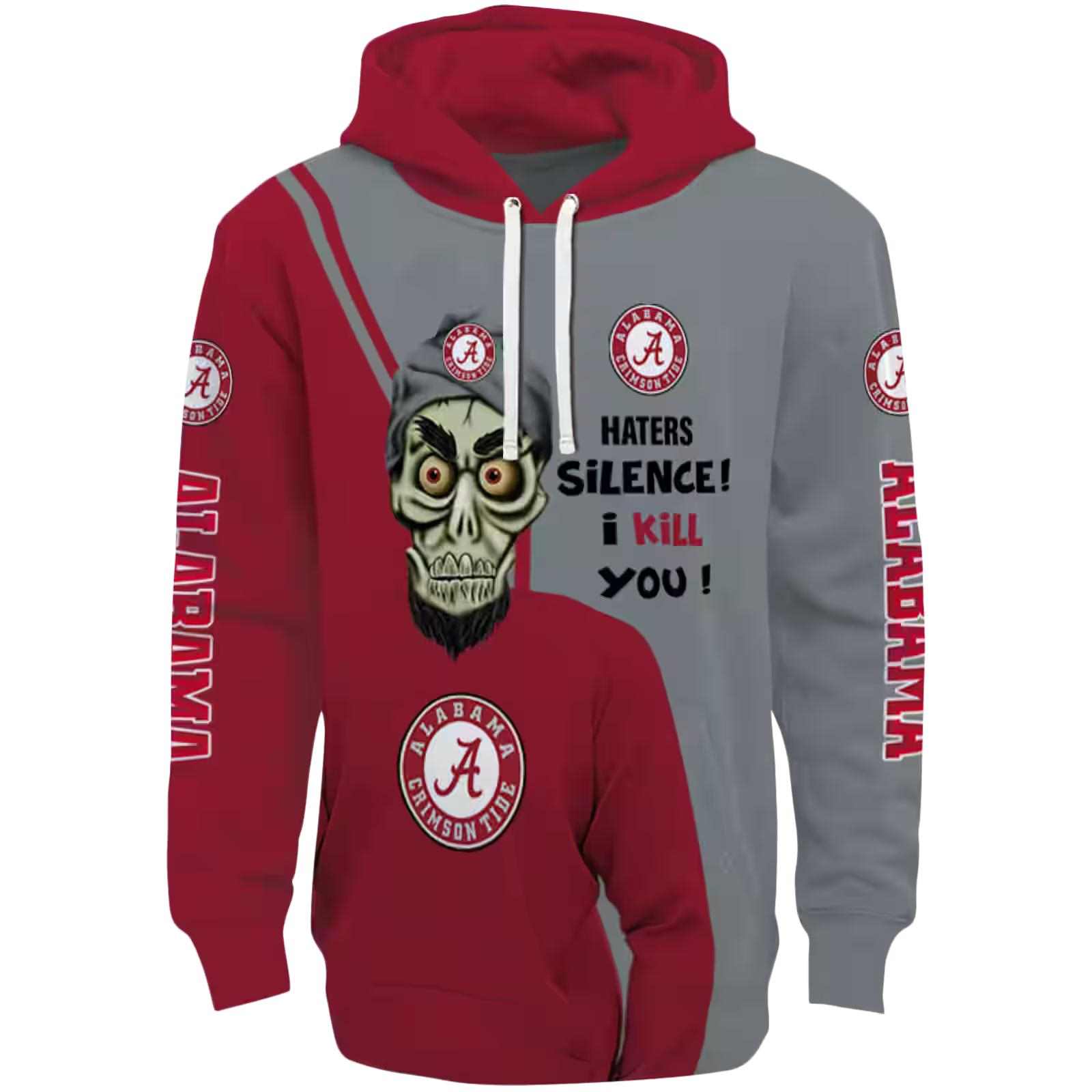 Alabama Crimson Tide Achmed Skull Crimson Hoodie