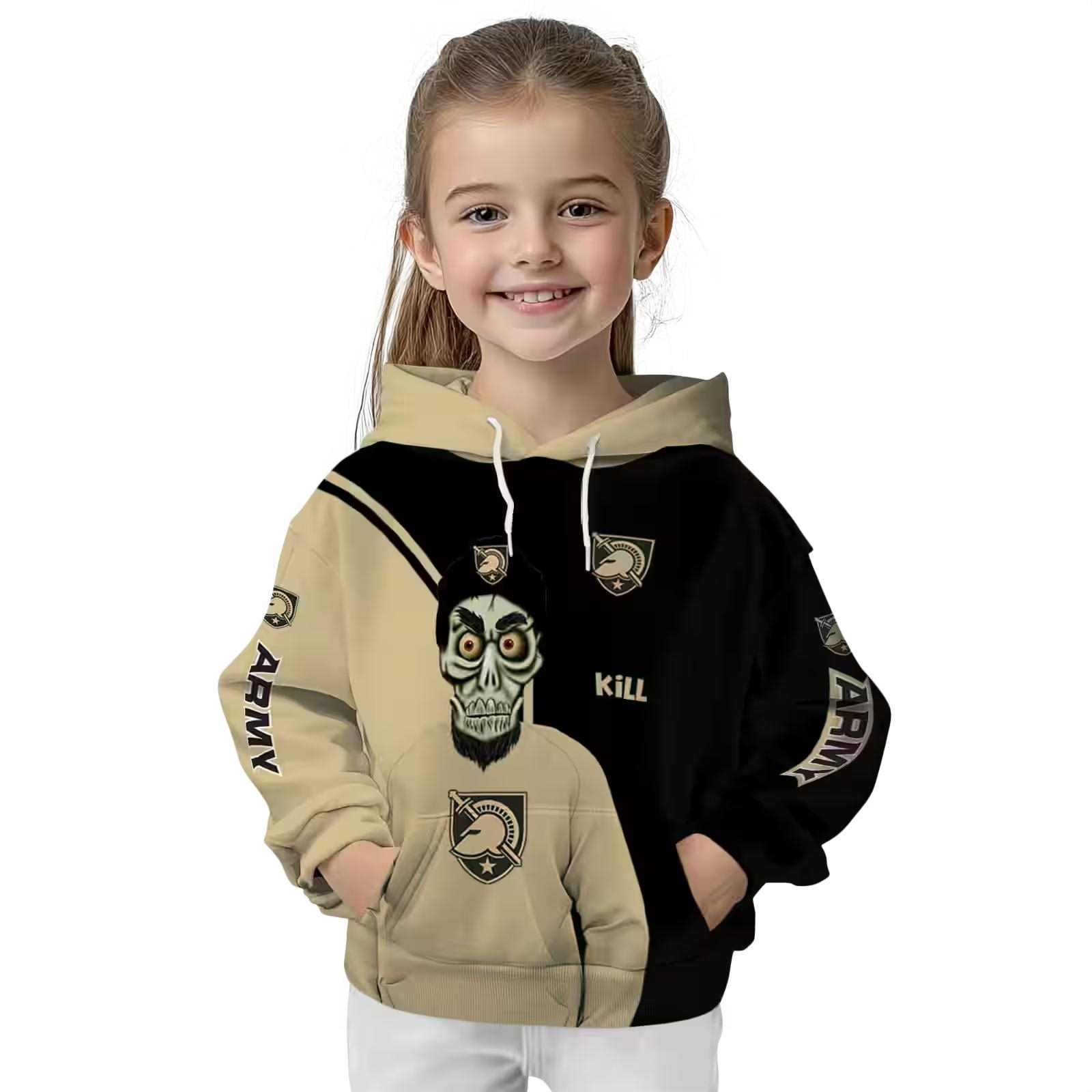 army black knights achmed skull gold hoodie top rated