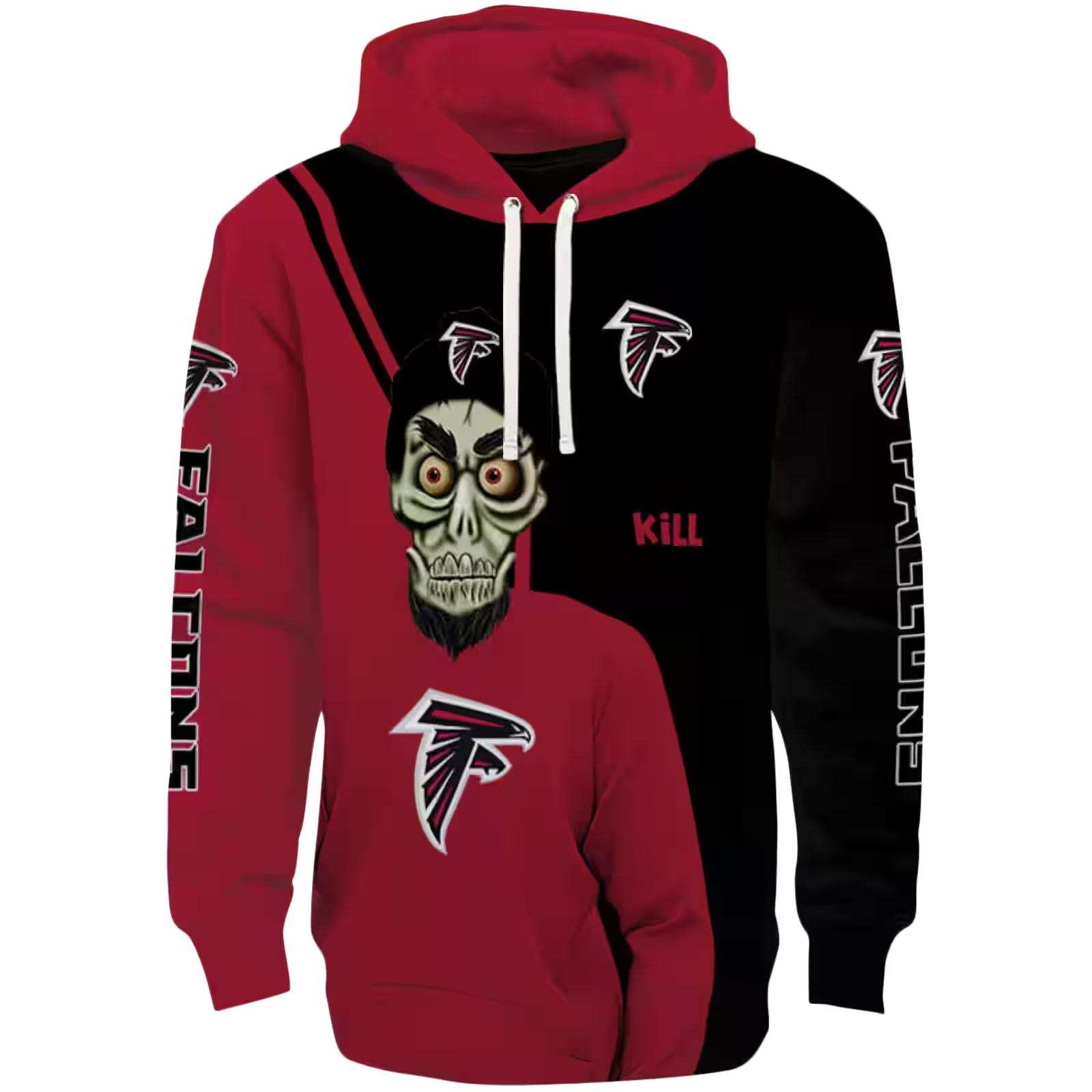 Atlanta Falcons Achmed Skull Red Hoodie