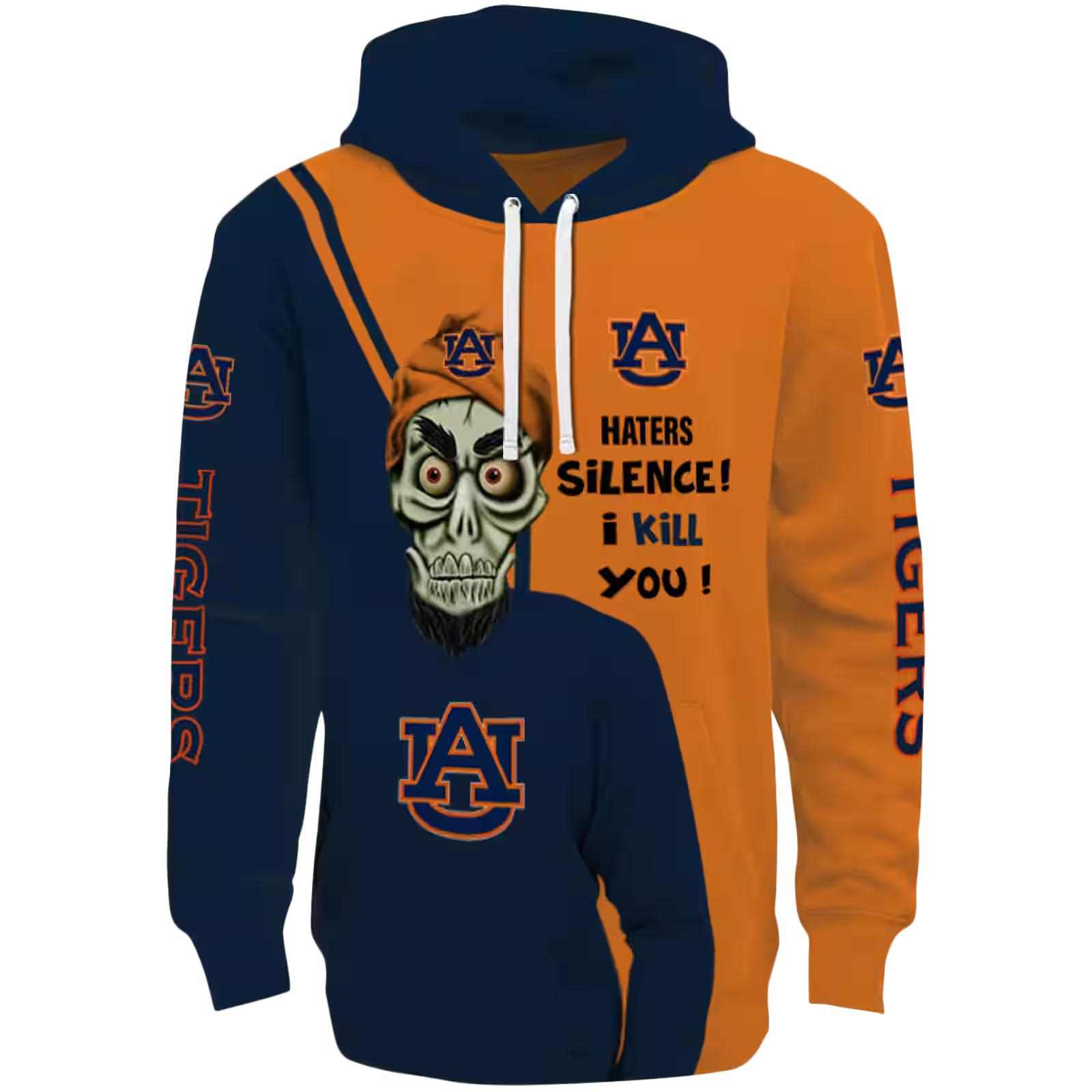 Auburn Tigers Achmed Skull Navy Blue Hoodie