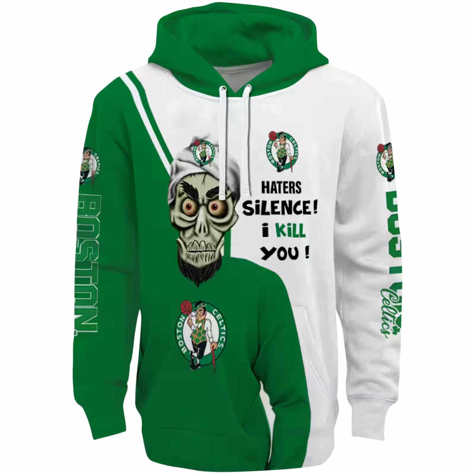 Boston Celtics Achmed Skull Green Hoodie