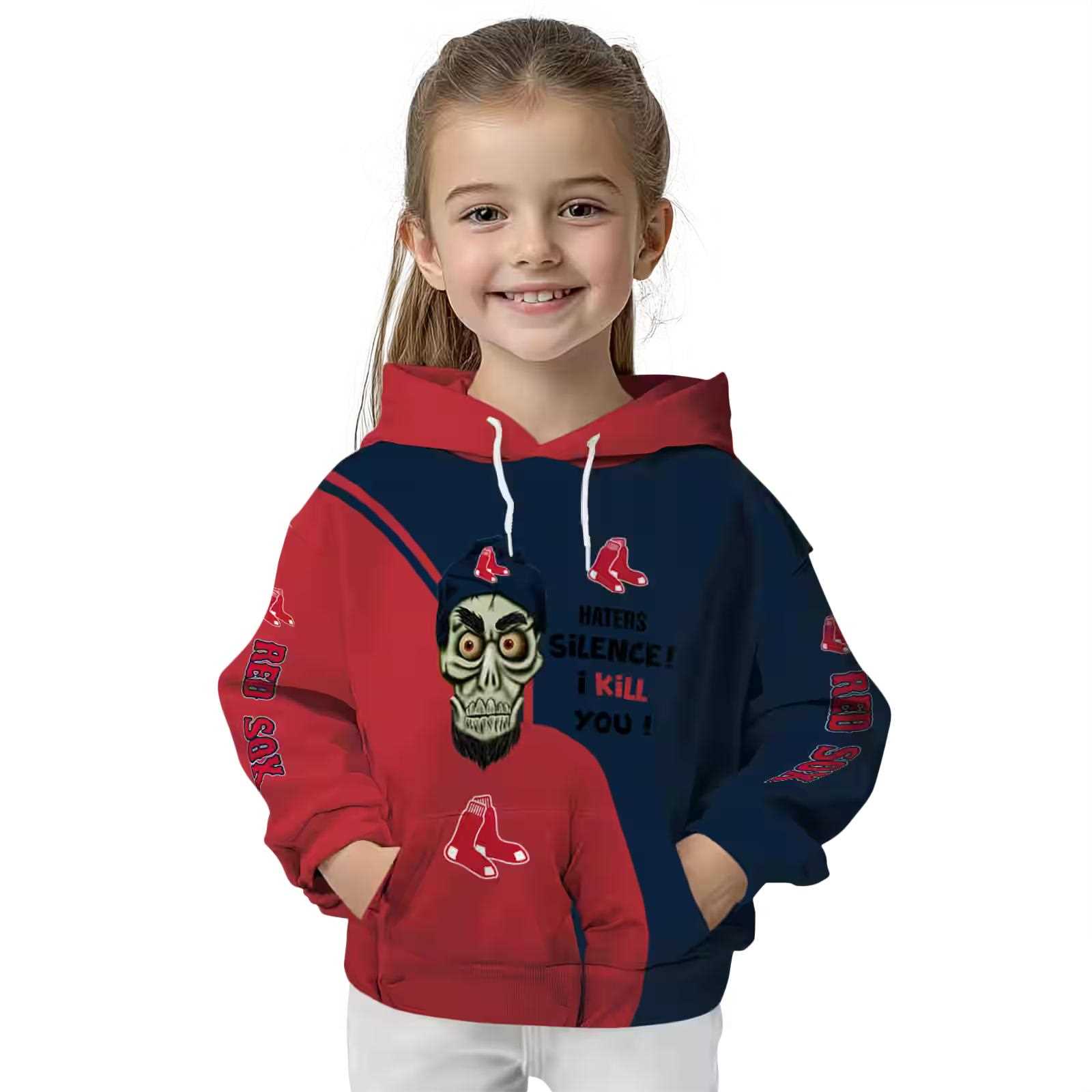 boston red sox achmed skull red hoodie top rated