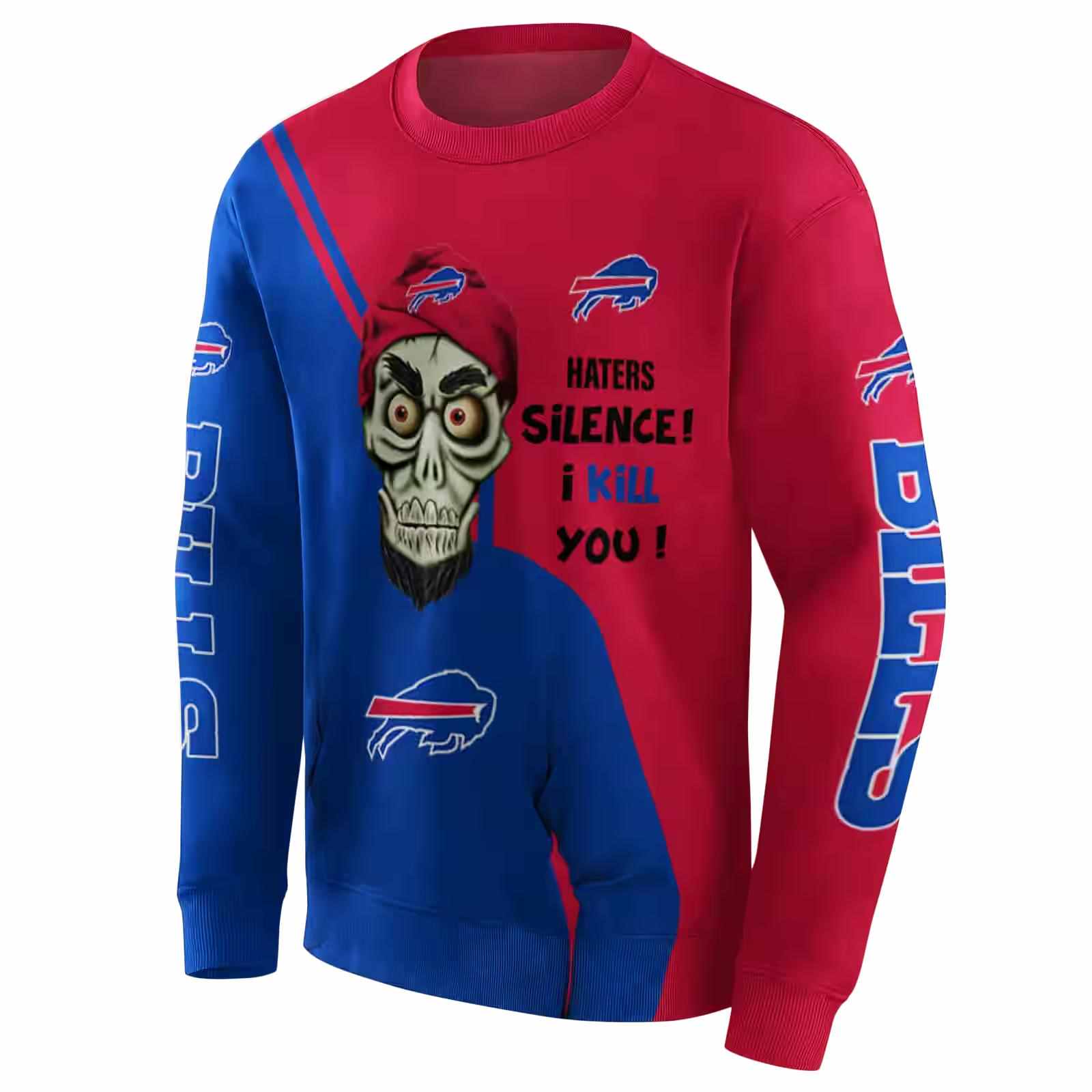 buffalo bills achmed skull blue hoodie new arrival