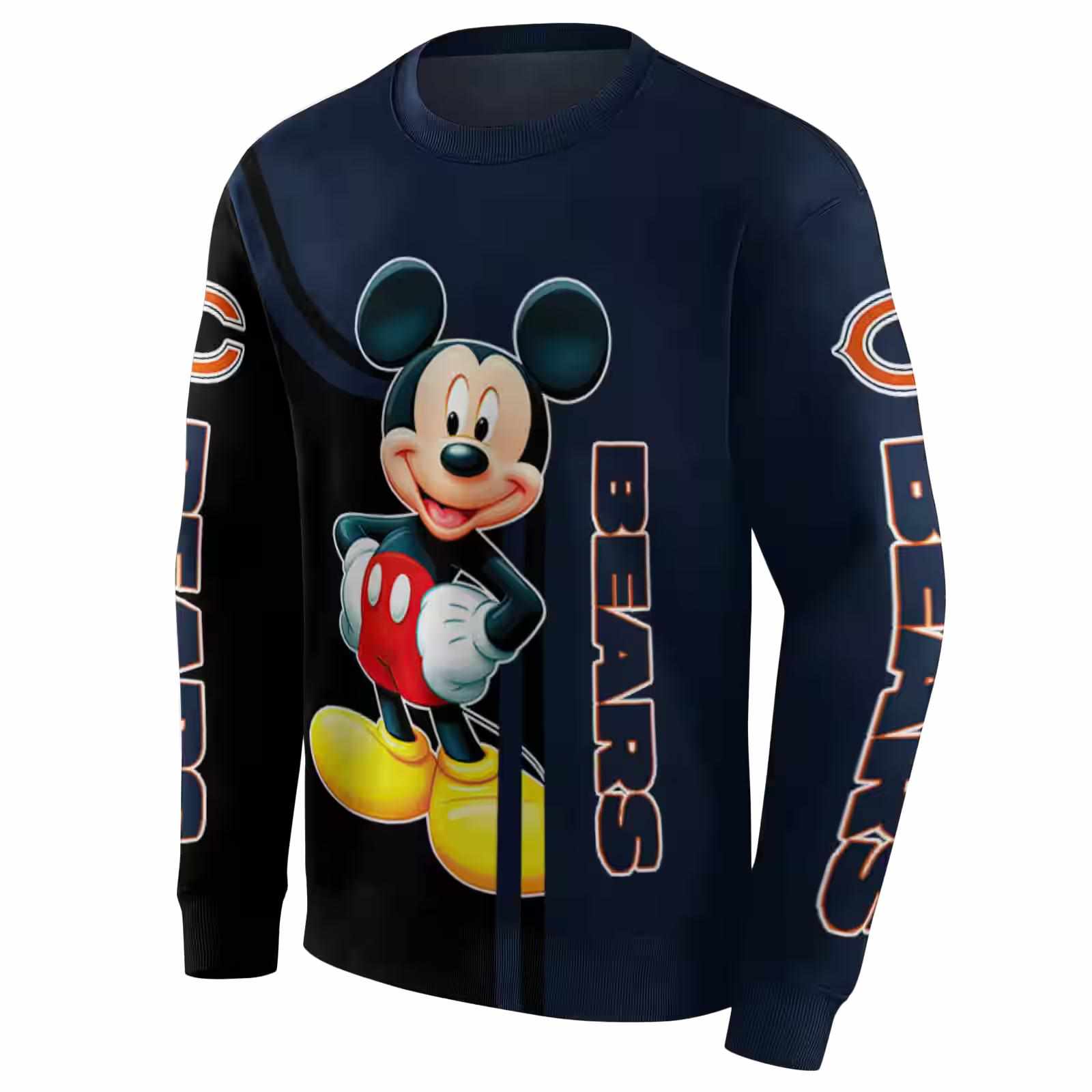 chicago bears mickey mouse blue black hoodie new arrival