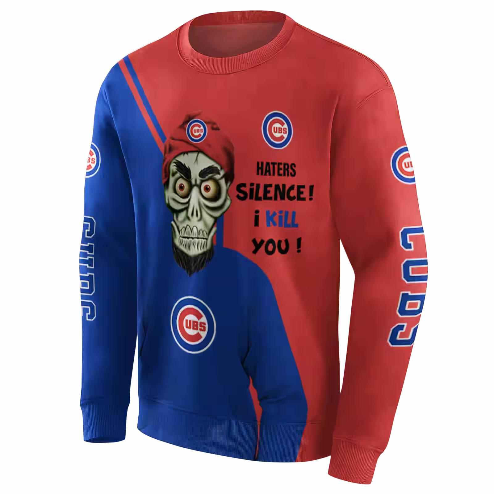 chicago cubs achmed skull blue hoodie new arrival