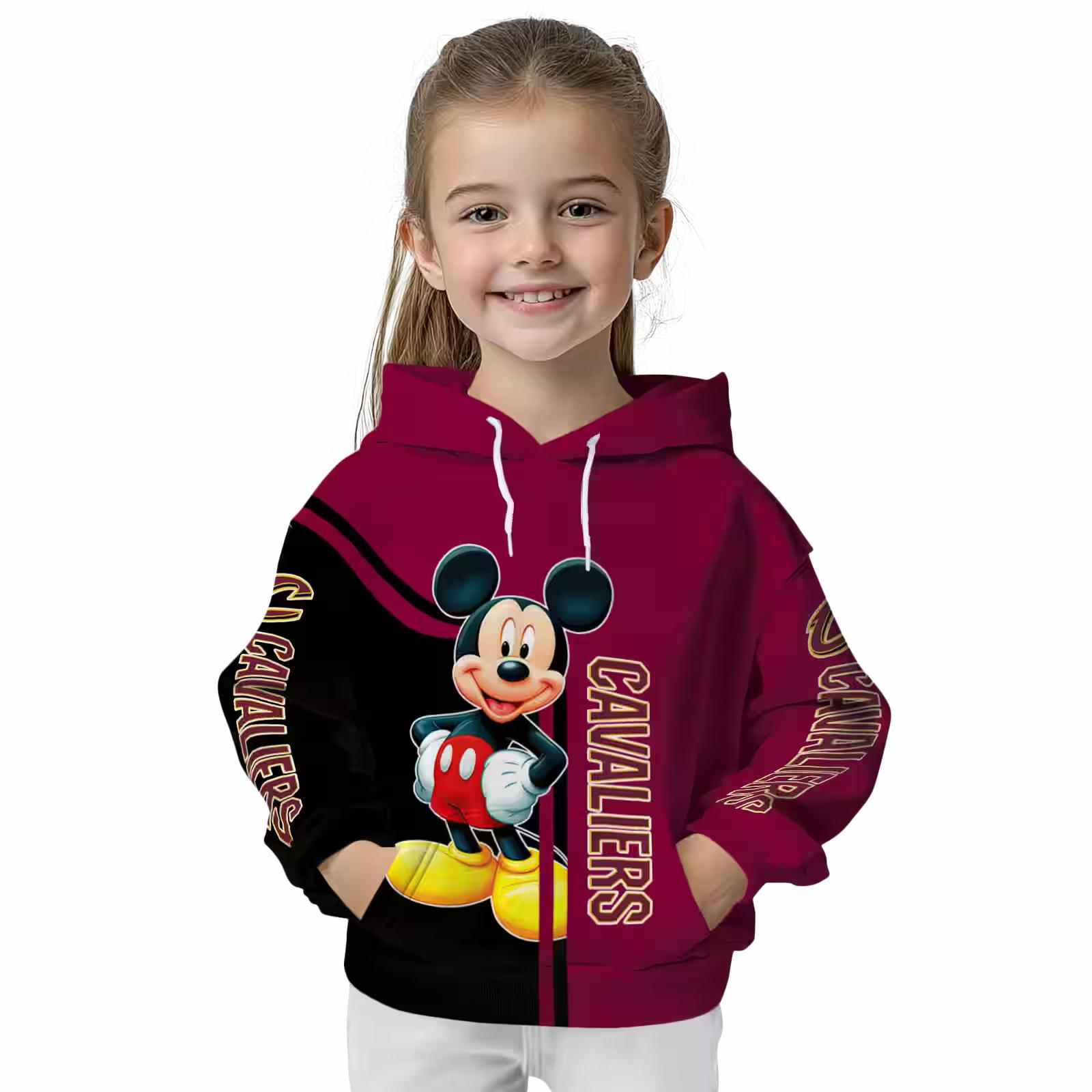 cleveland cavaliers mickey mouse wine black hoodie top rated