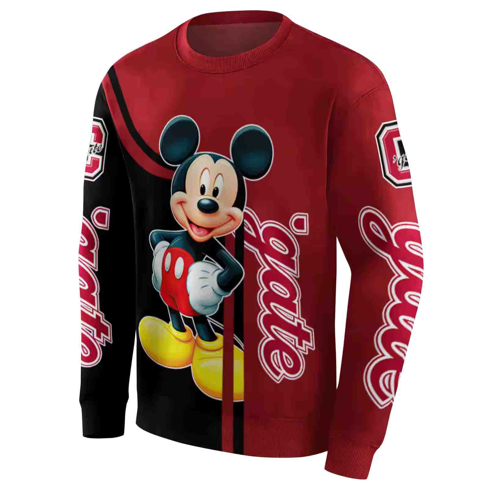 colgate raiders mickey mouse maroon black hoodie new arrival