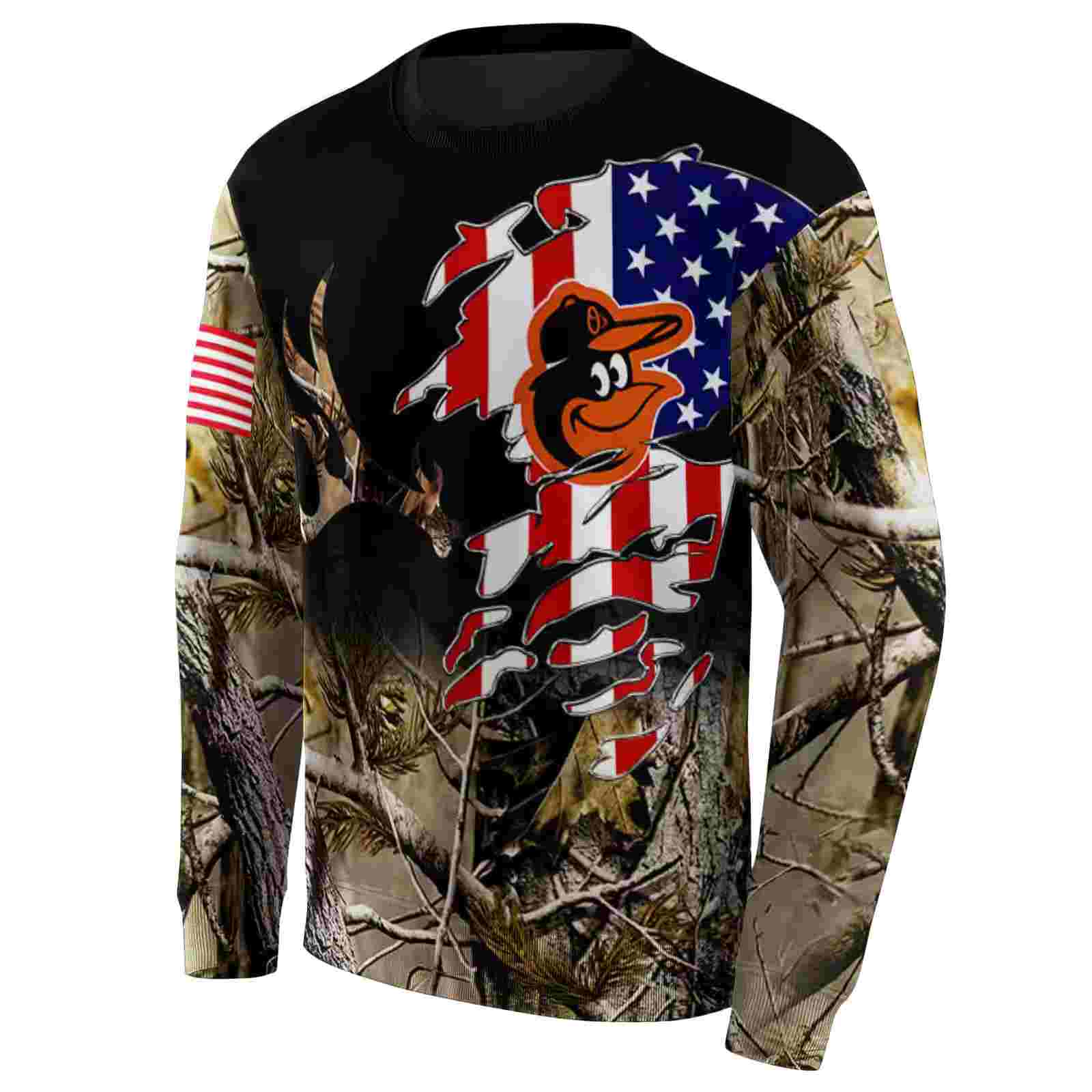 custom baltimore orioles tree camo hoodie new arrival