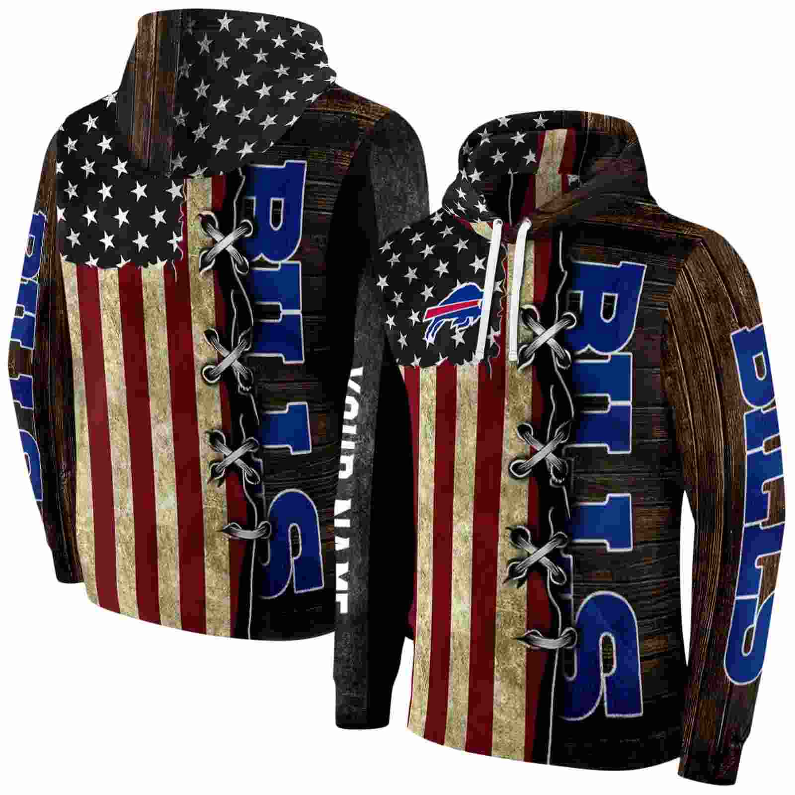 custom buffalo bills american pride hoodie fashion forward