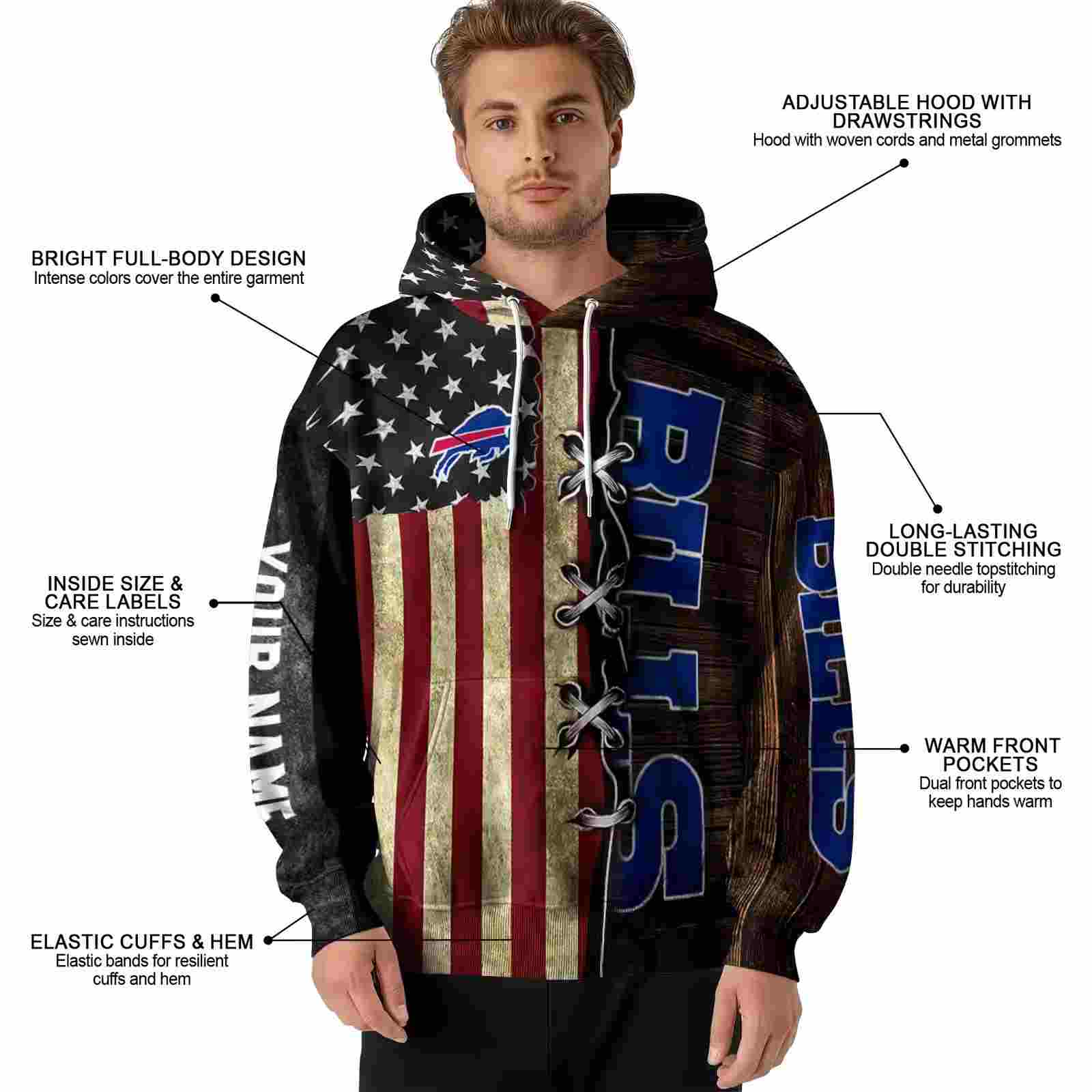 custom buffalo bills american pride hoodie latest model