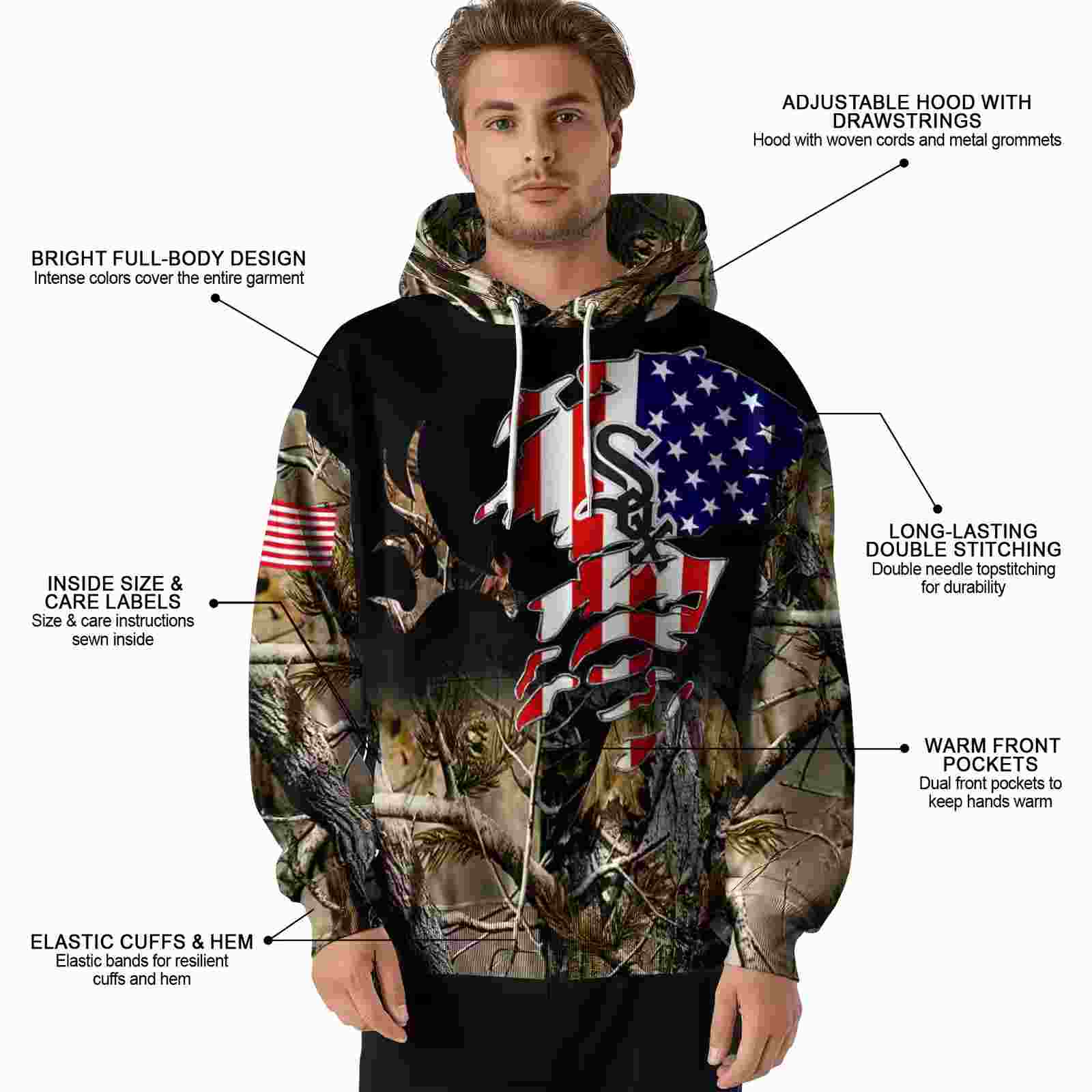 custom chicago white sox tree camo hoodie latest model