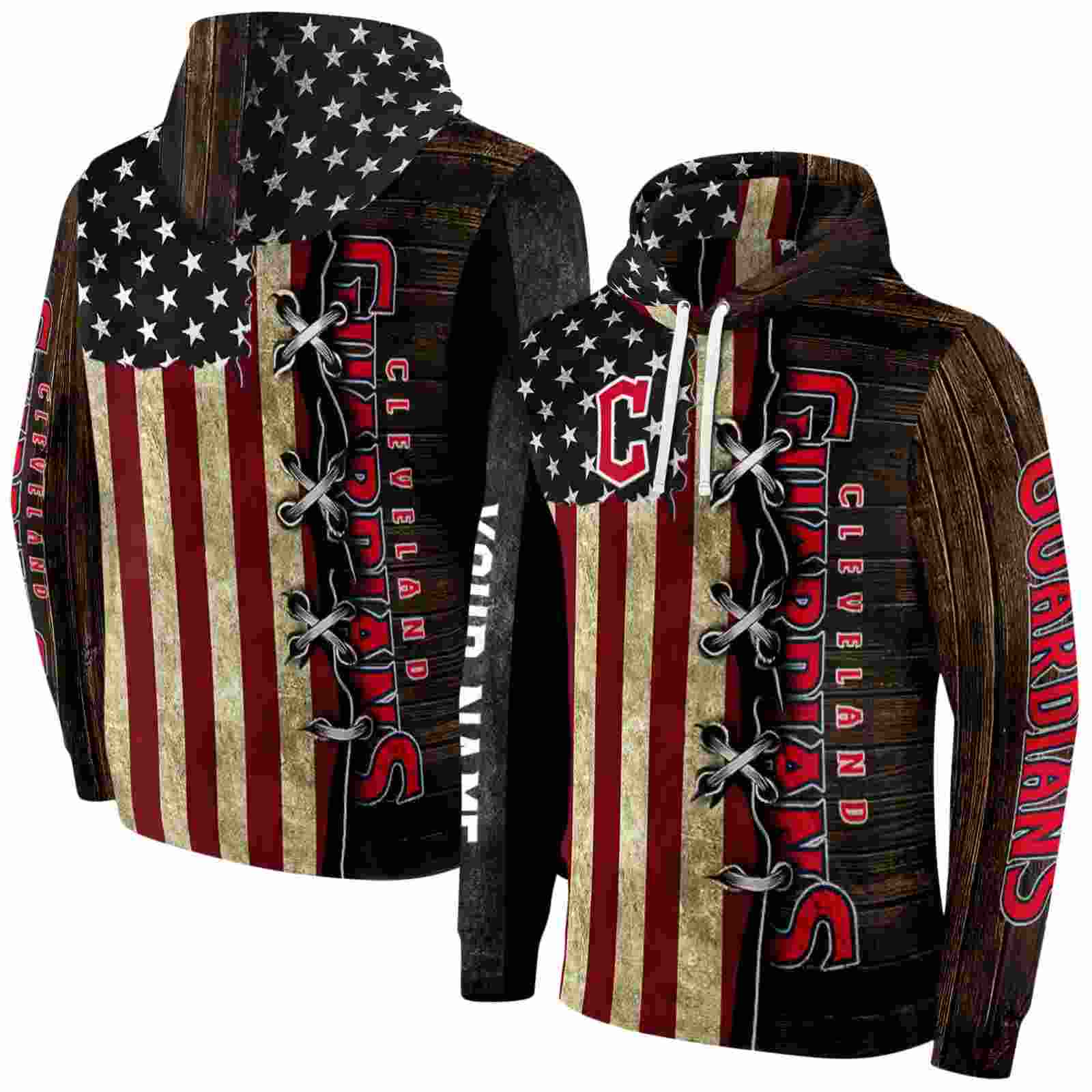 custom cleveland guardians american pride hoodie fashion forward