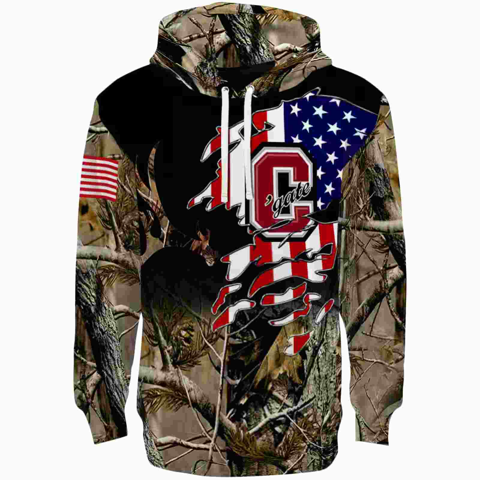 Custom Colgate Raiders Tree Camo Hoodie