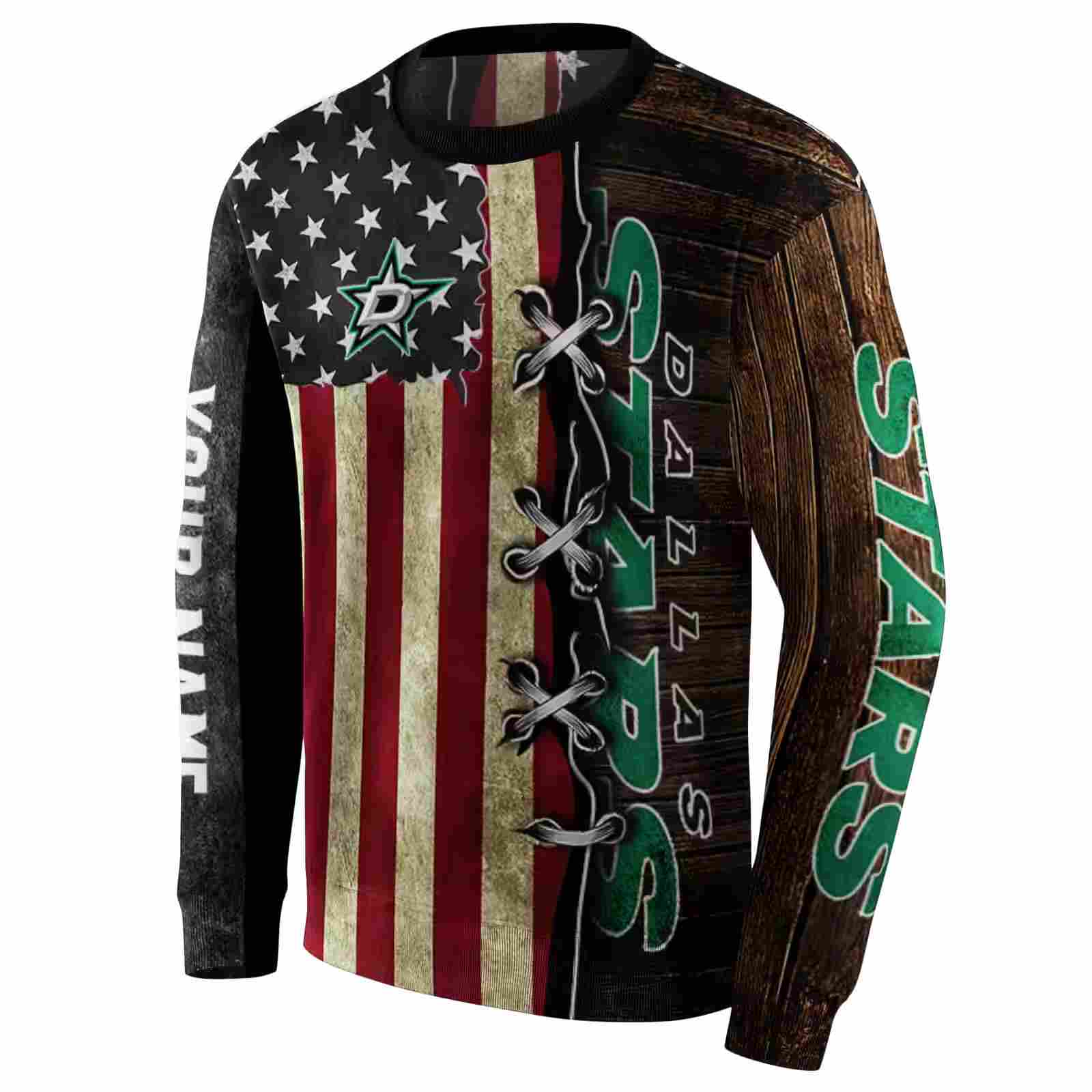 custom dallas stars american pride hoodie new arrival