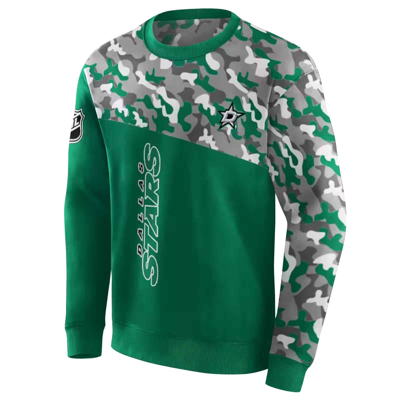 custom dallas stars camo pattern green hoodie new arrival