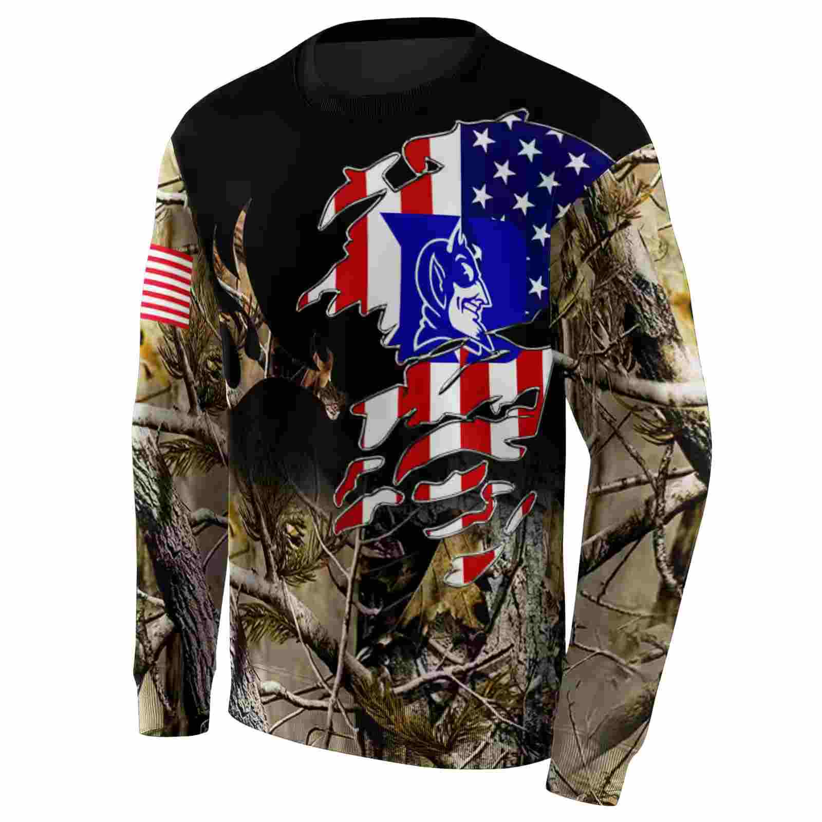 custom duke blue devils tree camo hoodie new arrival