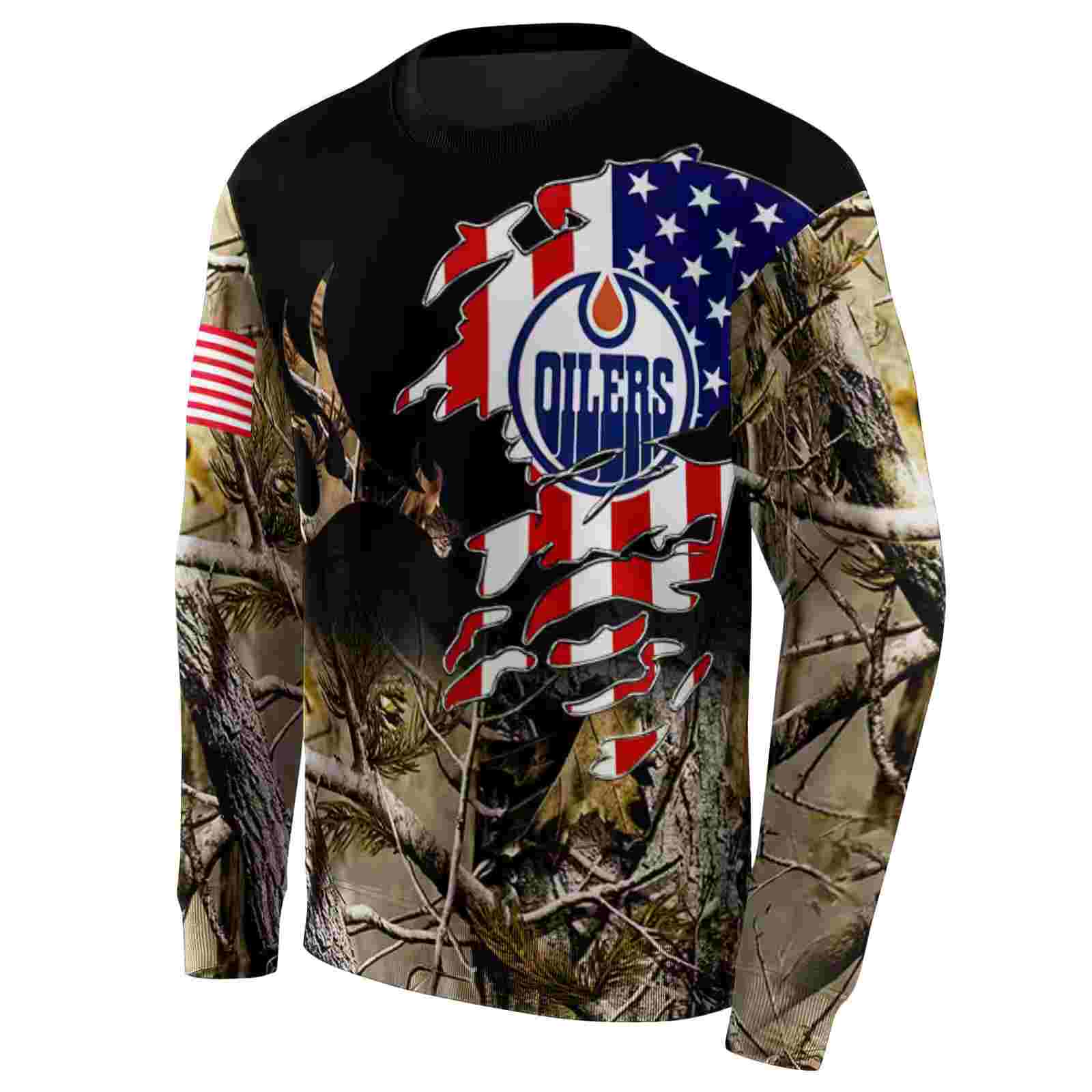 custom edmonton oilers tree camo hoodie new arrival