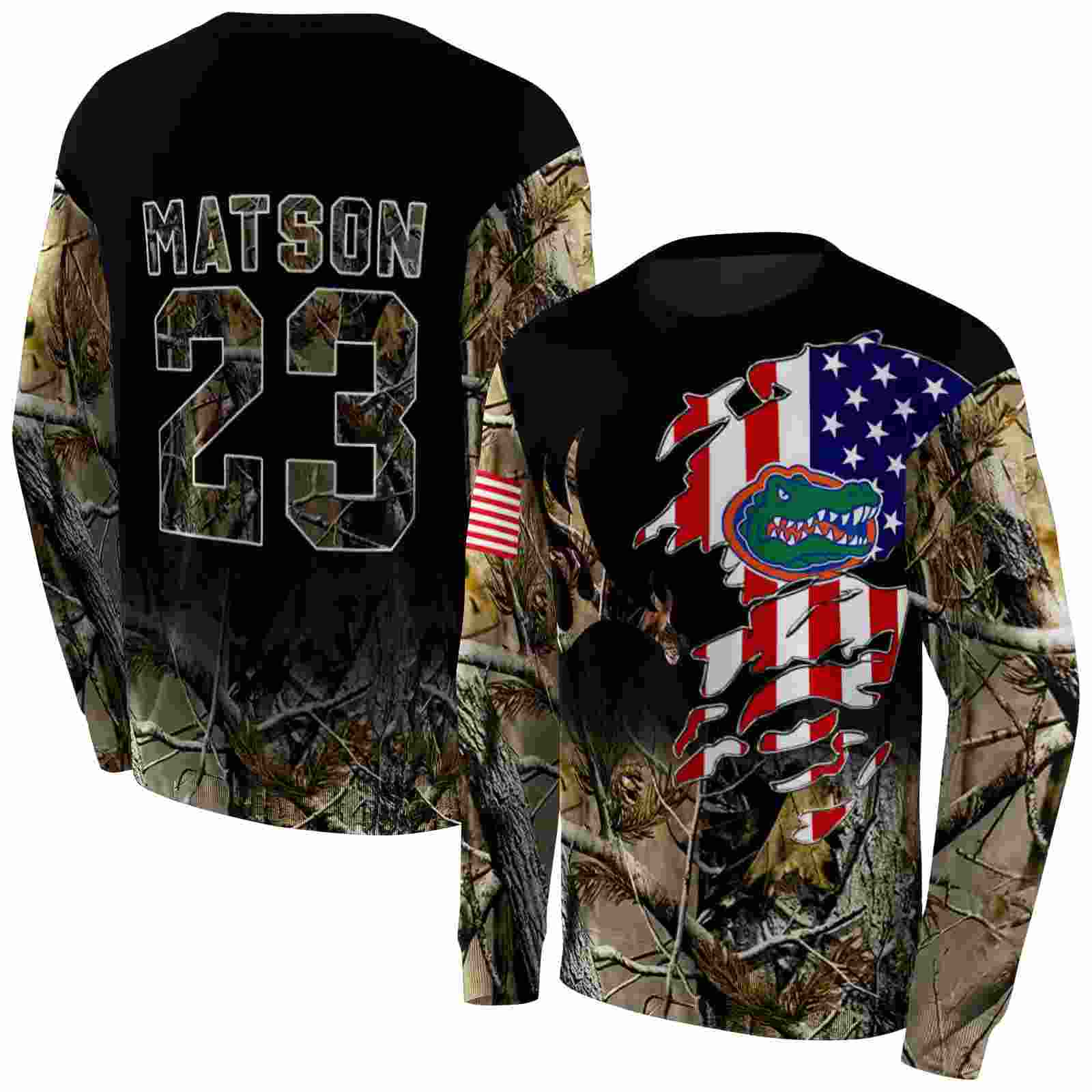 custom florida gators tree camo hoodie premium grade