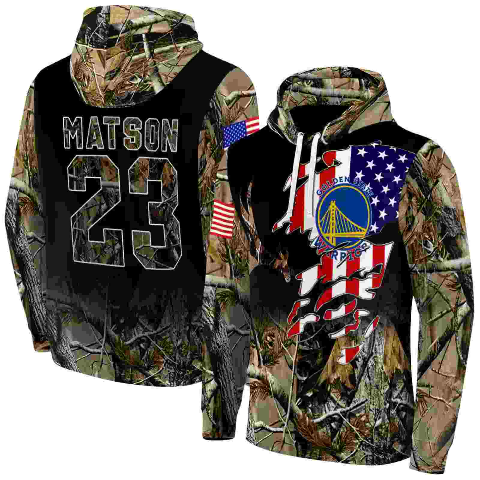 custom golden state warriors tree camo hoodie fashion forward