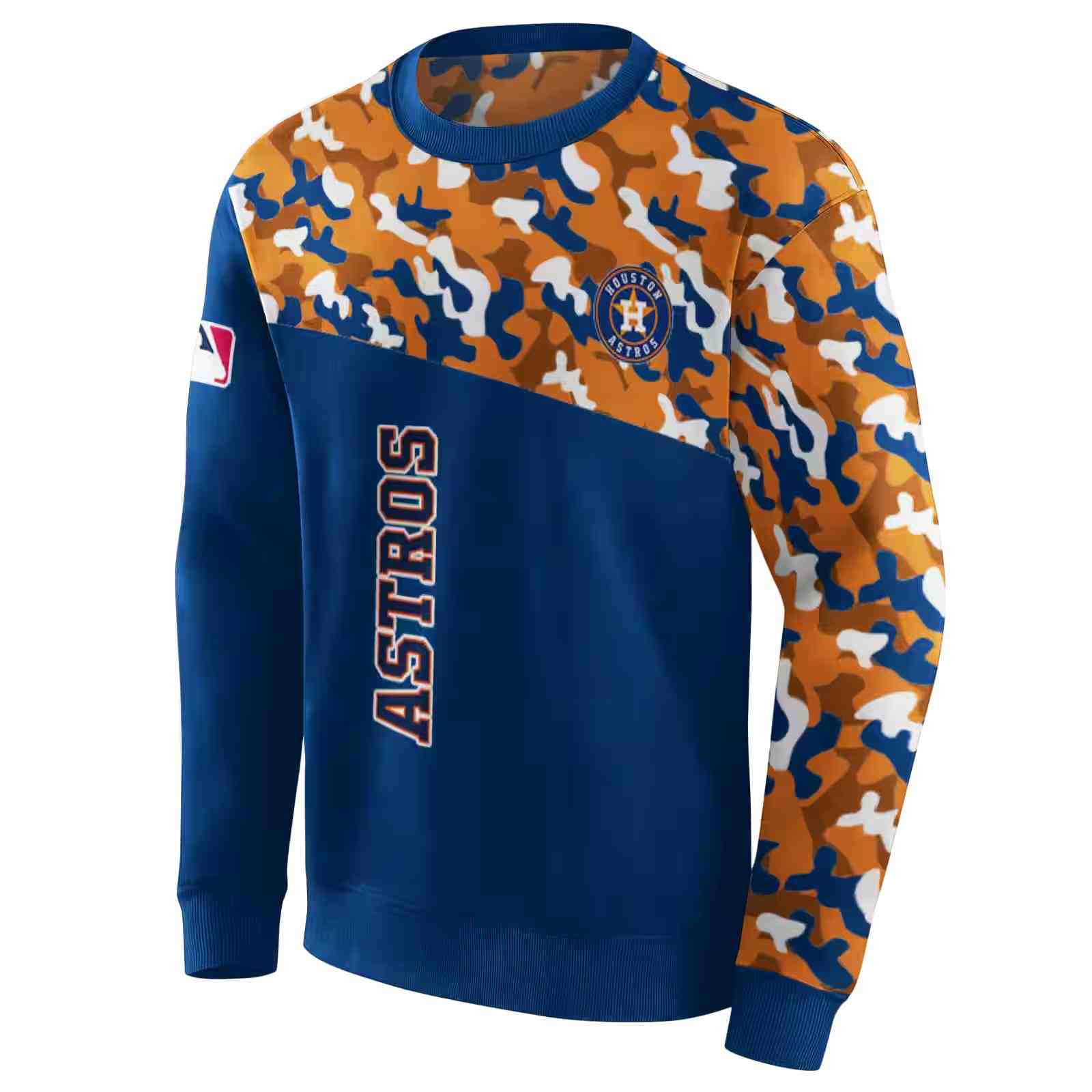 custom houston astros camo pattern blue hoodie new arrival