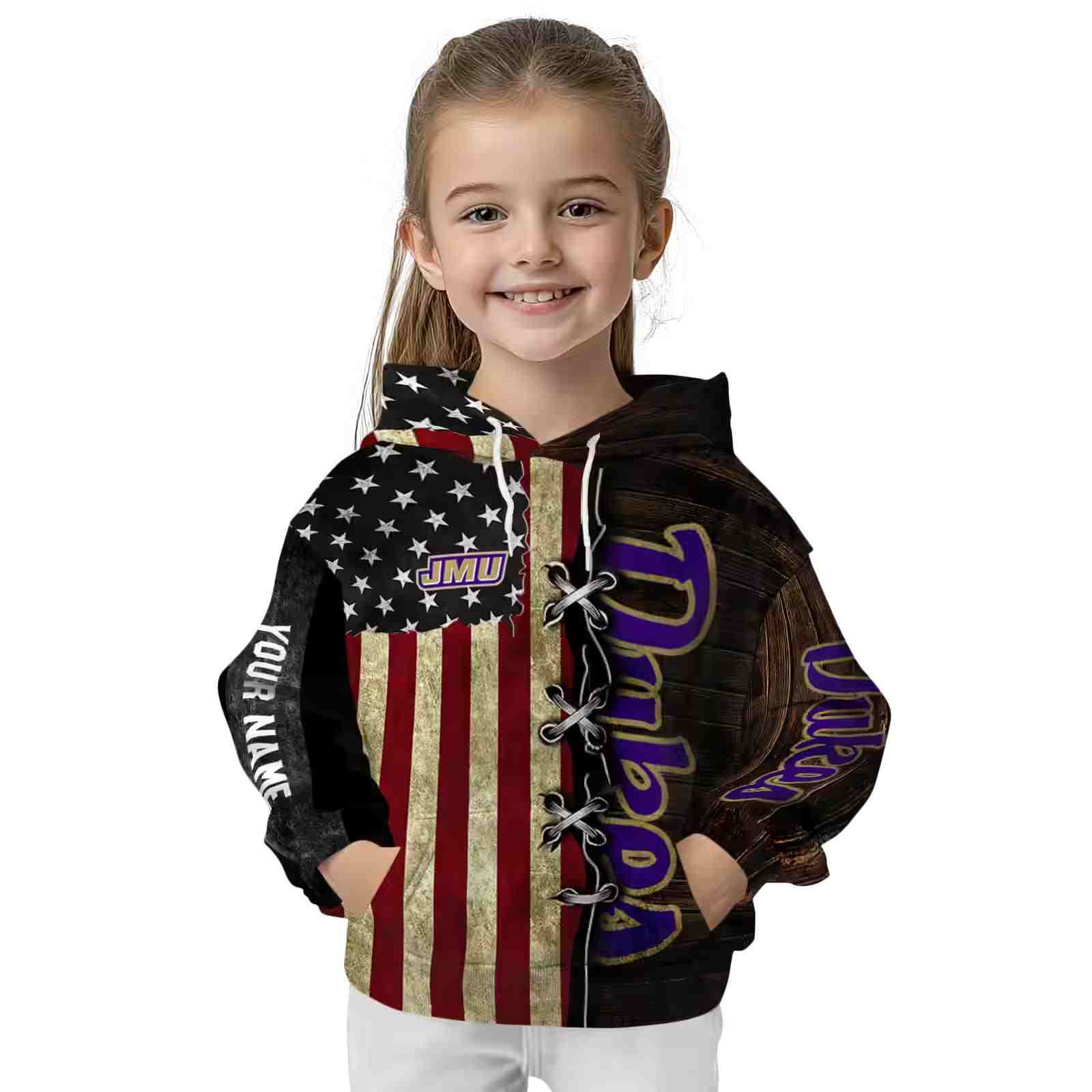 custom james madison dukes american pride hoodie top rated