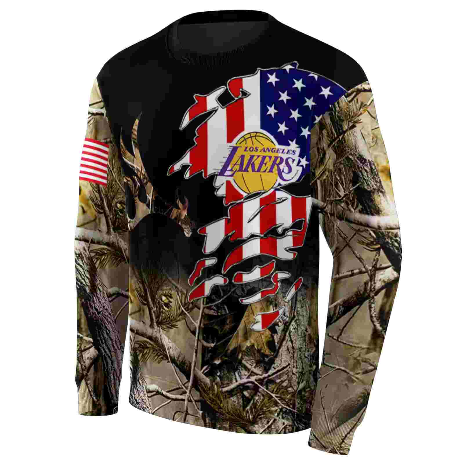 custom los angeles lakers tree camo hoodie new arrival