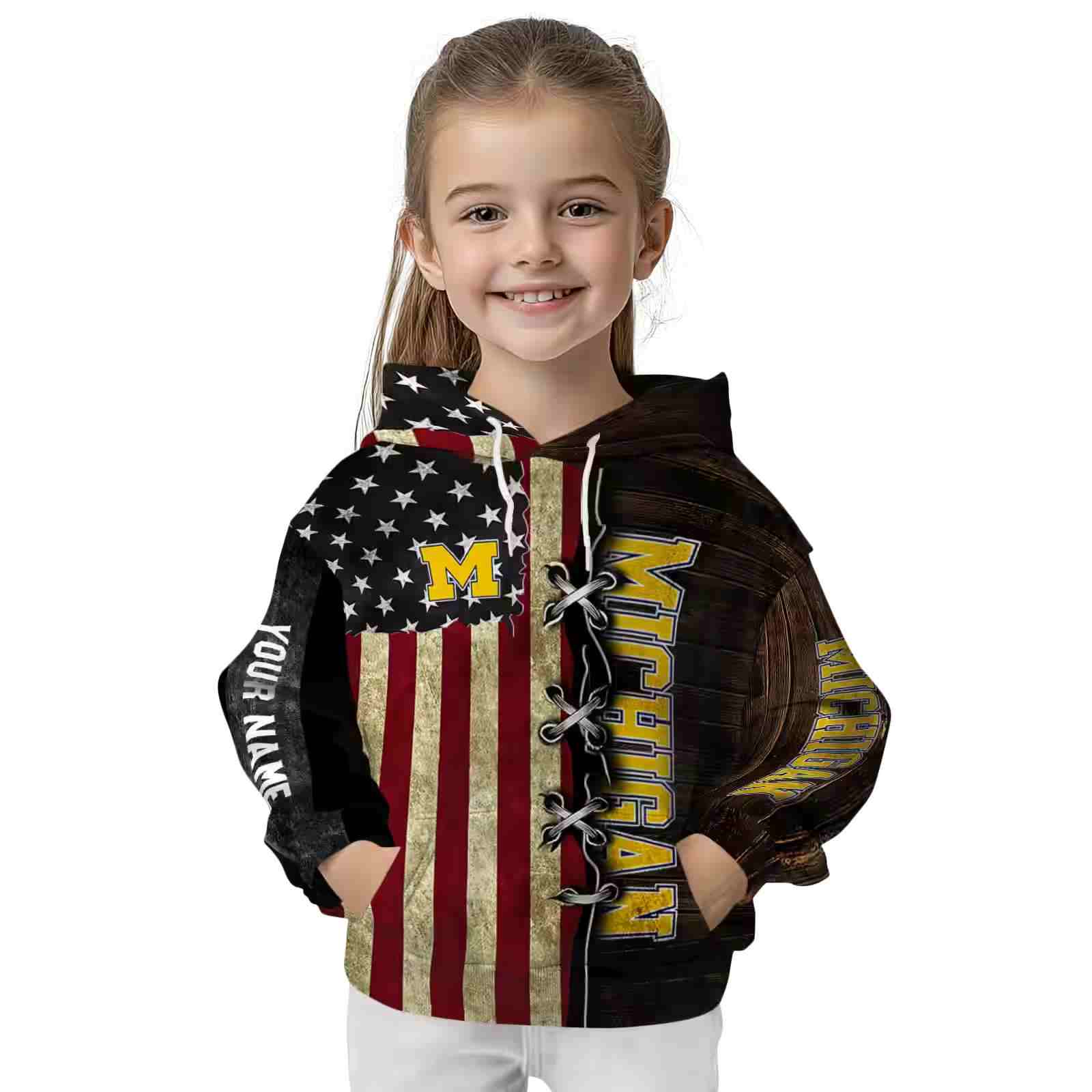 custom michigan wolverines american pride hoodie top rated