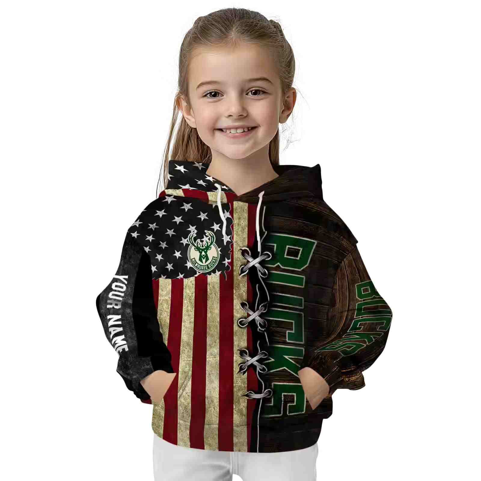 custom milwaukee bucks american pride hoodie top rated