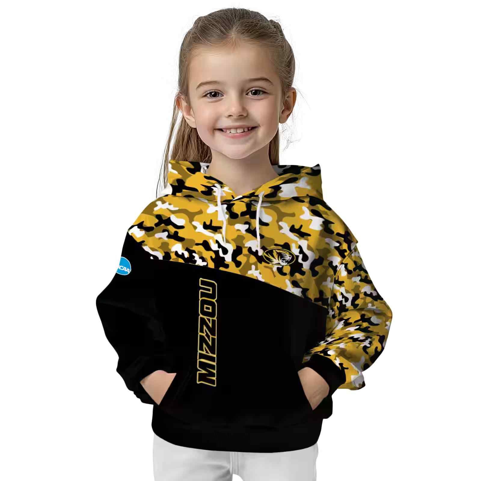 custom missouri tigers camo pattern black hoodie top rated