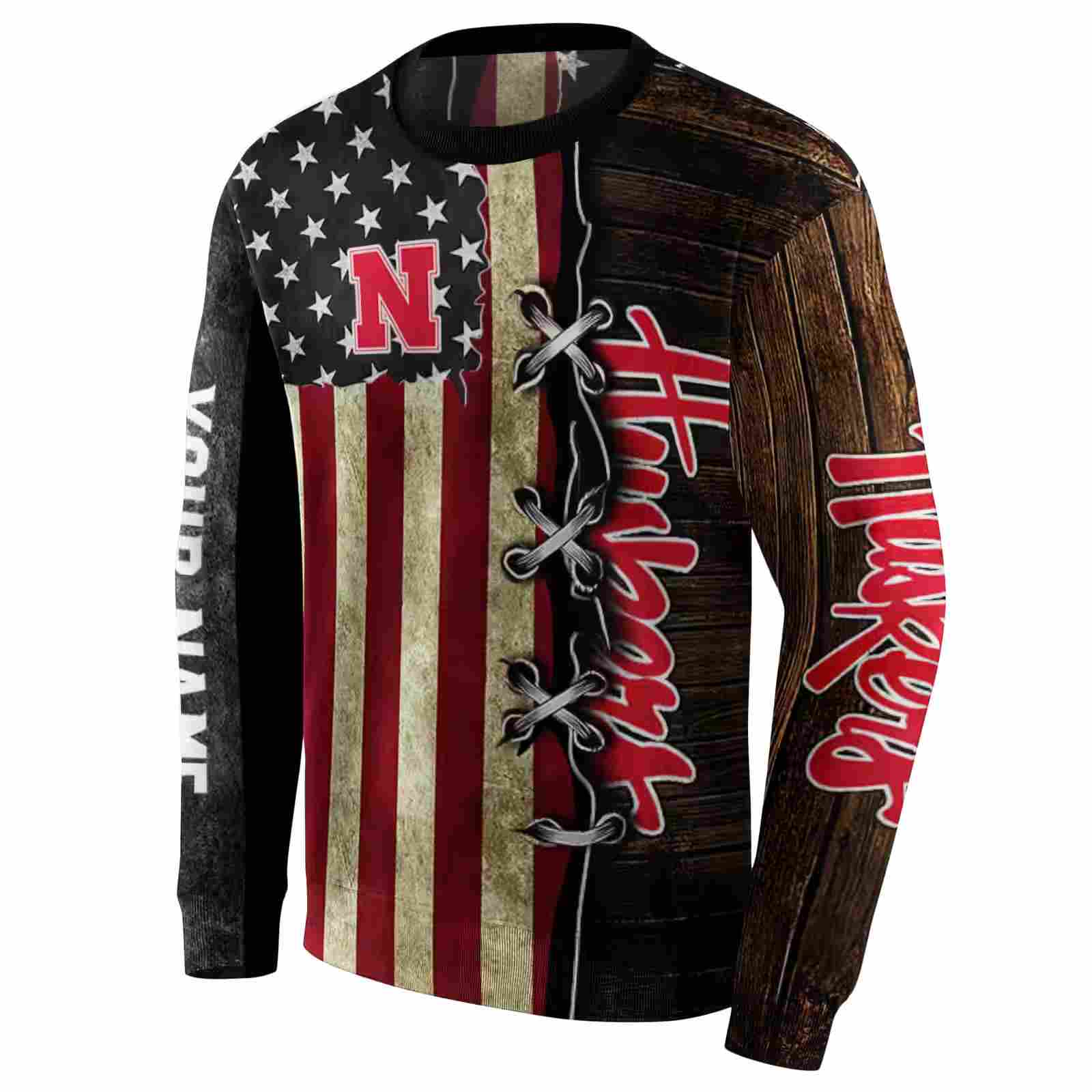 custom nebraska cornhuskers american pride hoodie new arrival