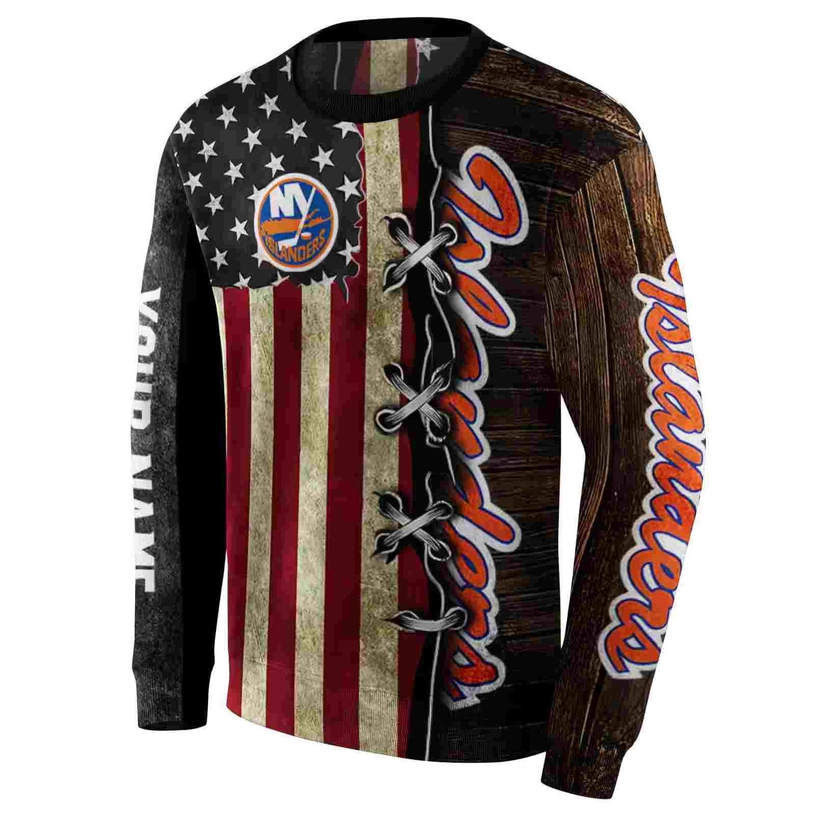 custom new york islanders american pride hoodie new arrival