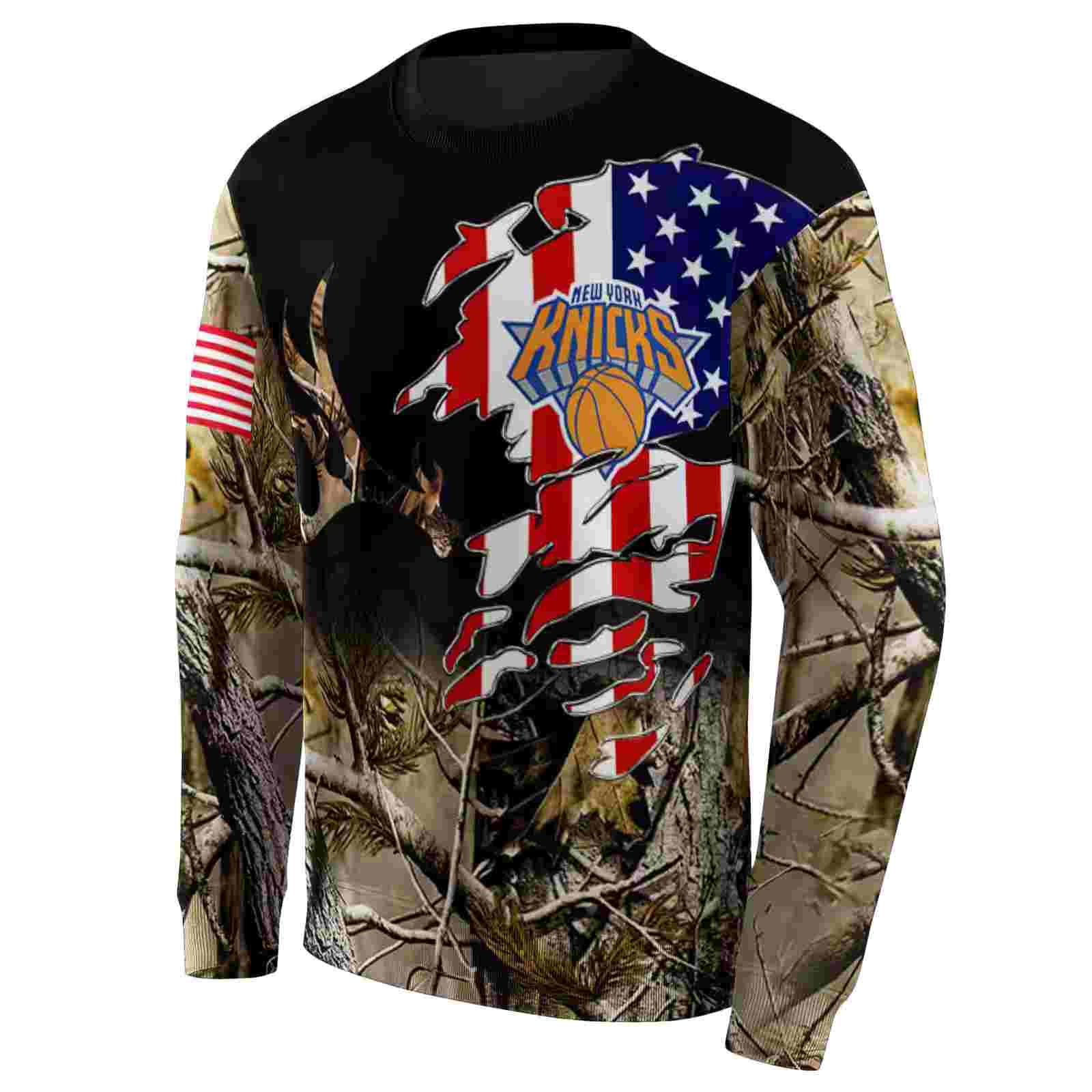 custom new york knicks tree camo hoodie new arrival