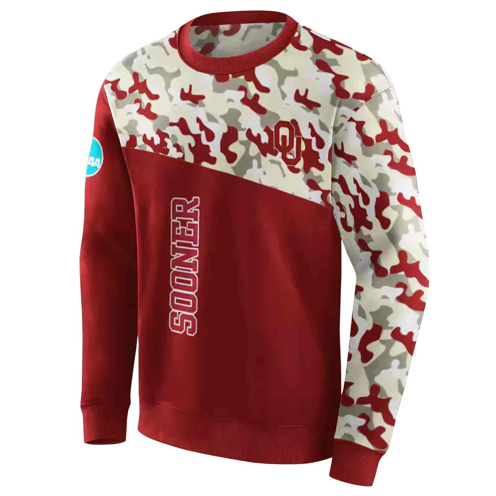 custom oklahoma sooners camo pattern crimson hoodie new arrival