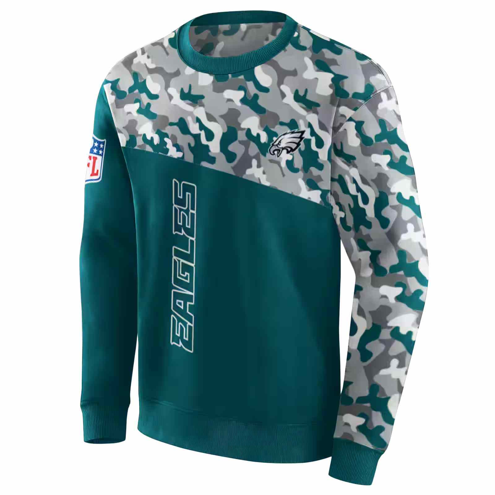 custom philadelphia eagles camo pattern green hoodie new arrival