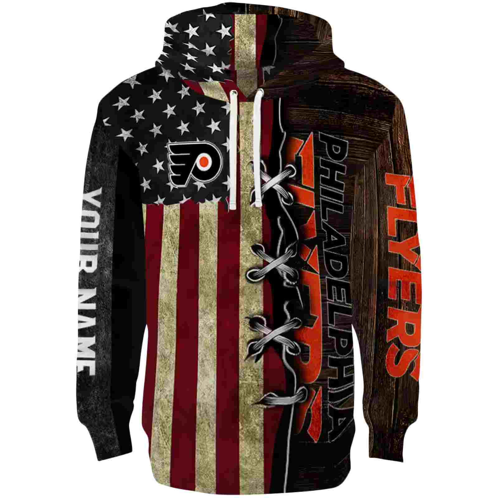 Custom Philadelphia Flyers American Pride Hoodie