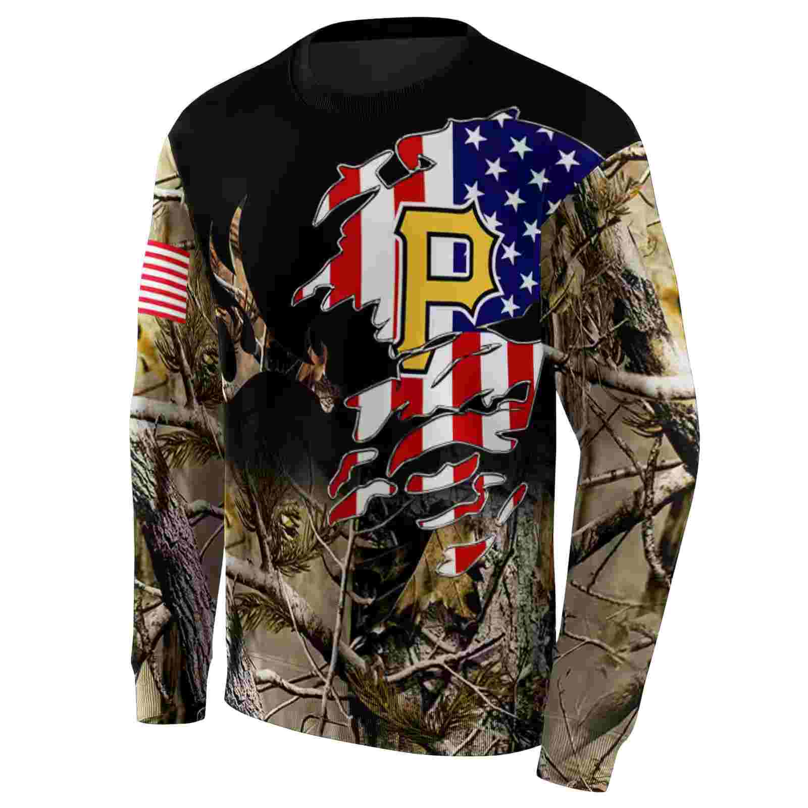 custom pittsburgh pirates tree camo hoodie new arrival