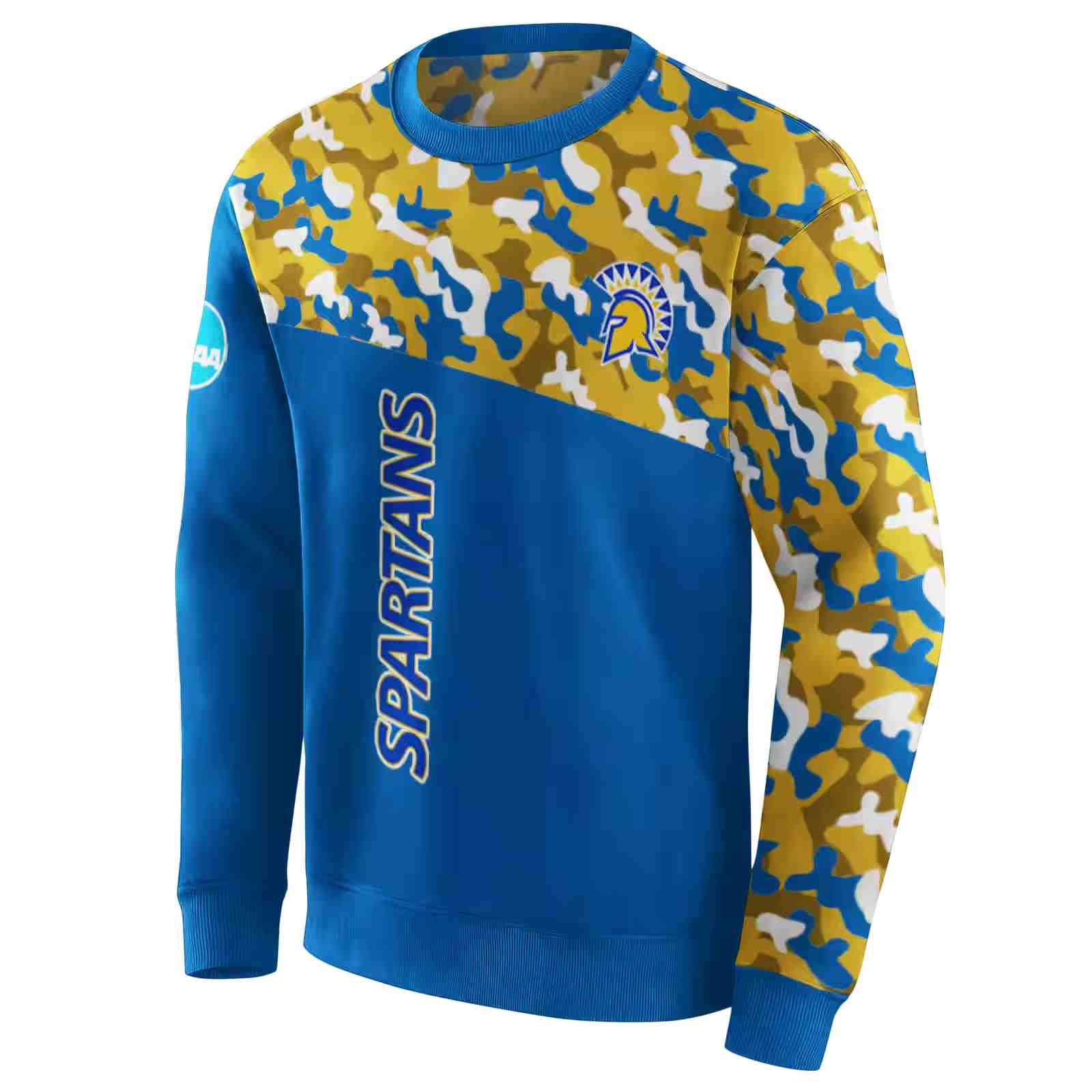 custom san jose state spartans camo pattern blue hoodie new arrival