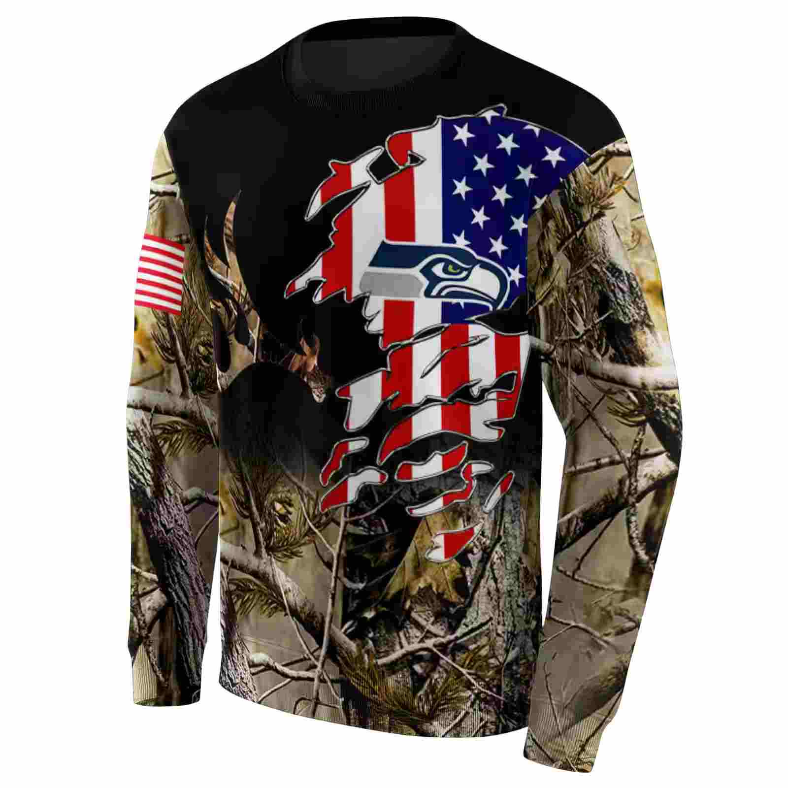 custom seattle seahawks tree camo hoodie new arrival