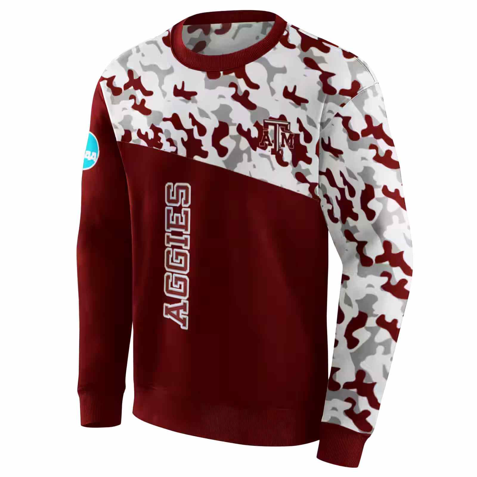 custom texas am aggies camo pattern maroon hoodie new arrival