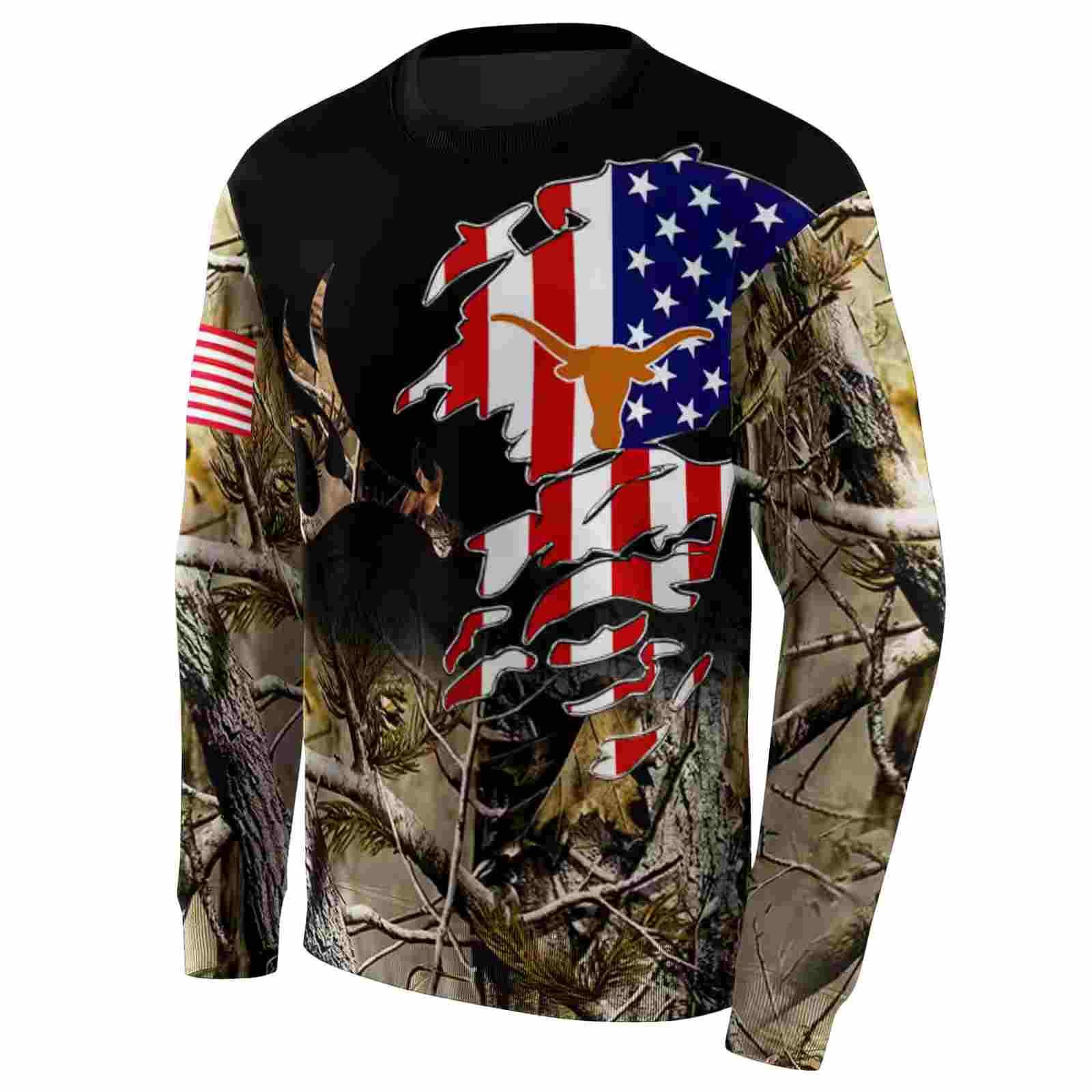 custom texas longhorns tree camo hoodie new arrival