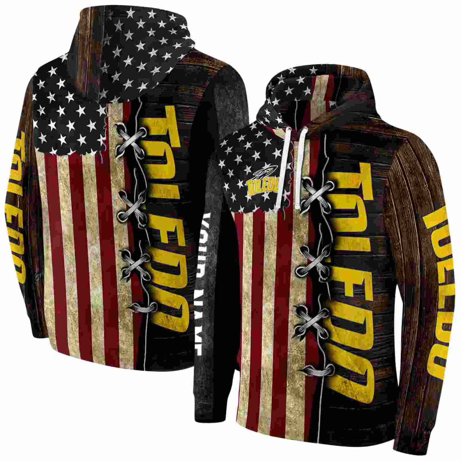 custom toledo rockets american pride hoodie fashion forward