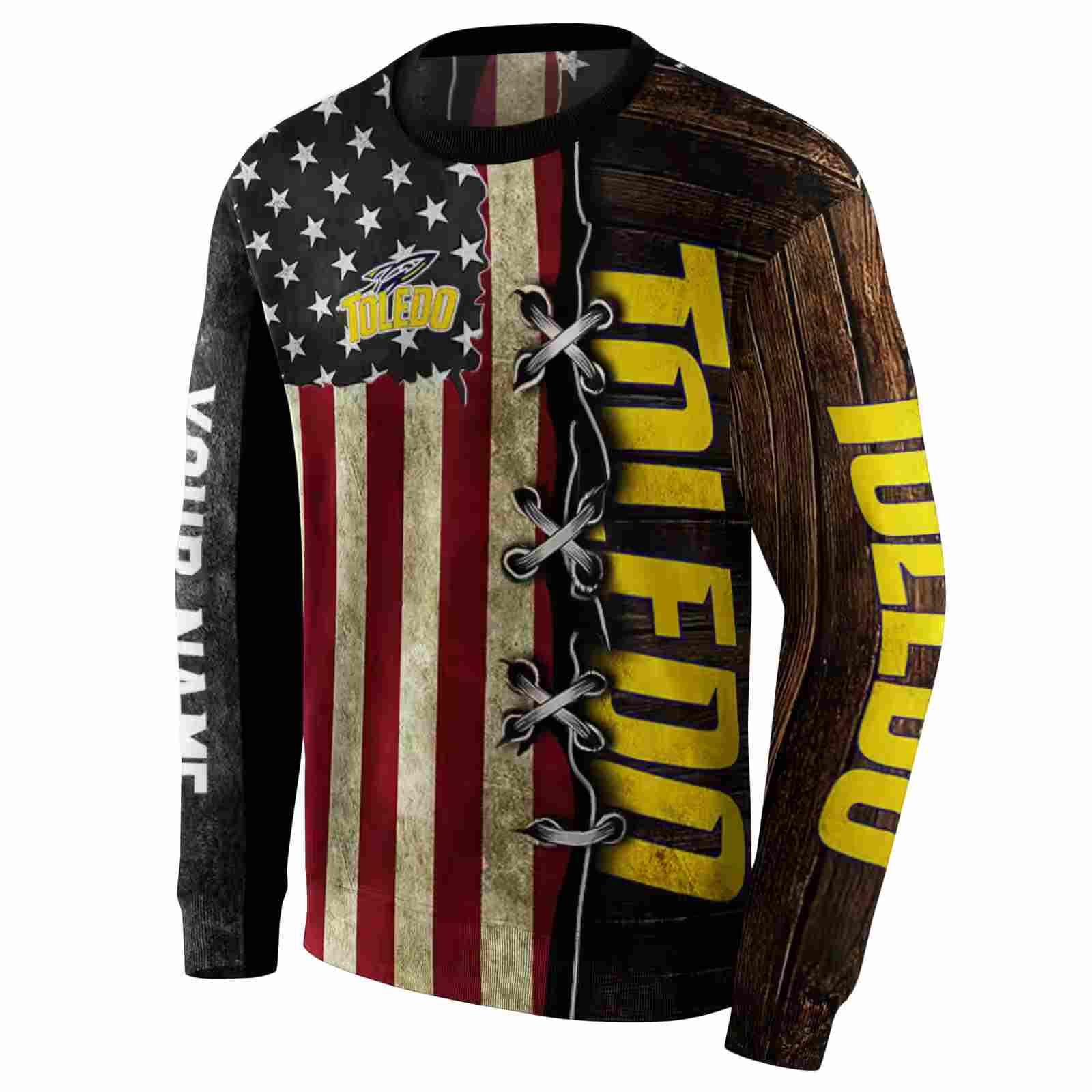 custom toledo rockets american pride hoodie new arrival