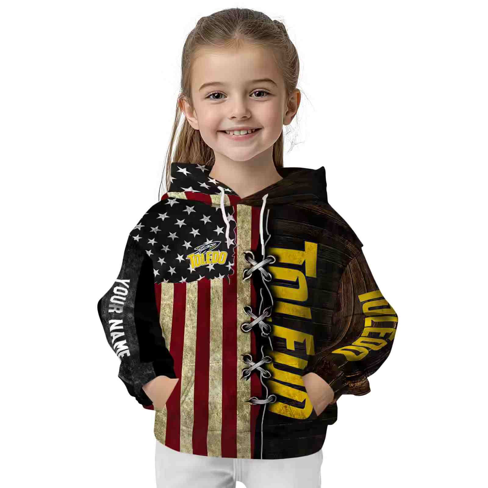 custom toledo rockets american pride hoodie top rated