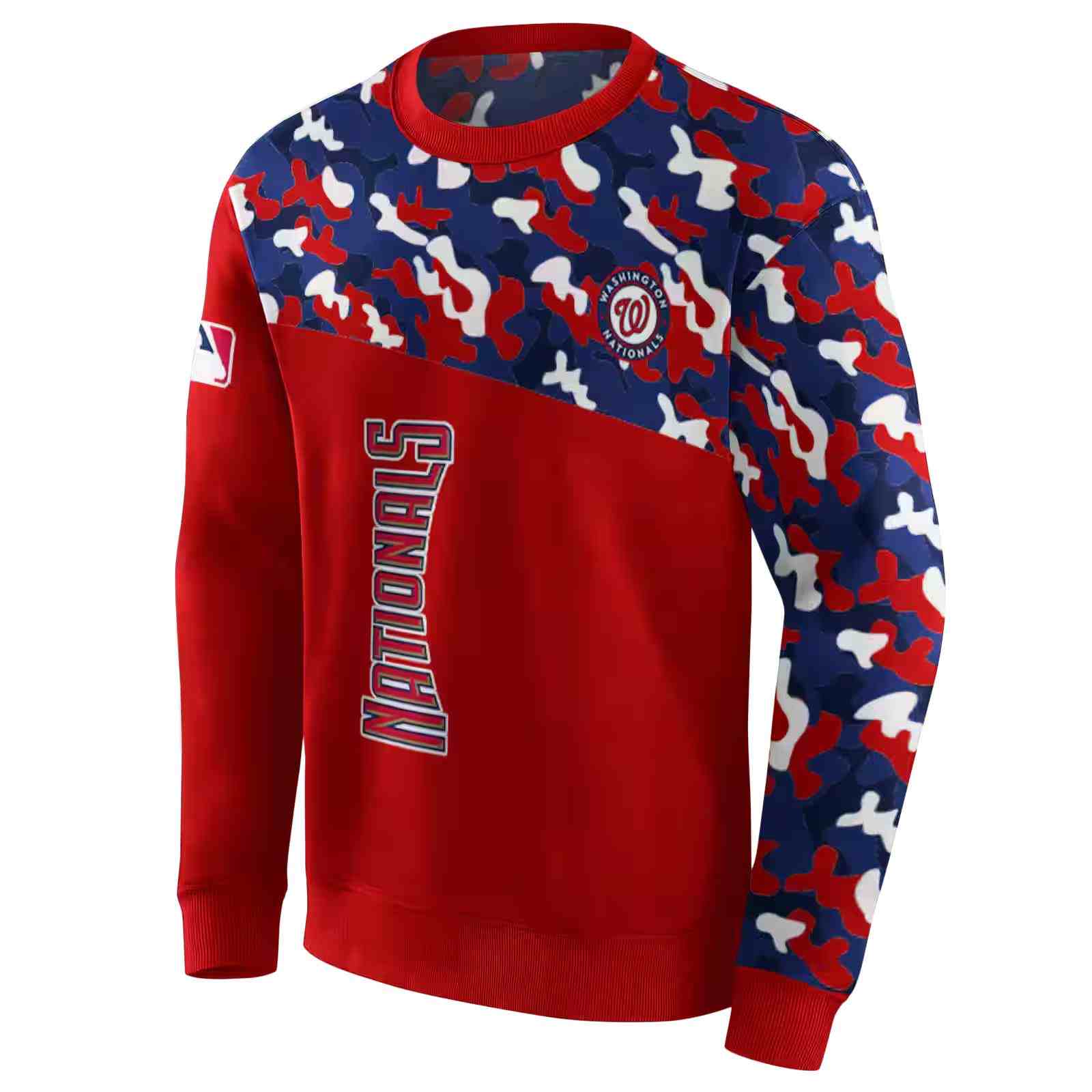 custom washington nationals camo pattern red hoodie new arrival