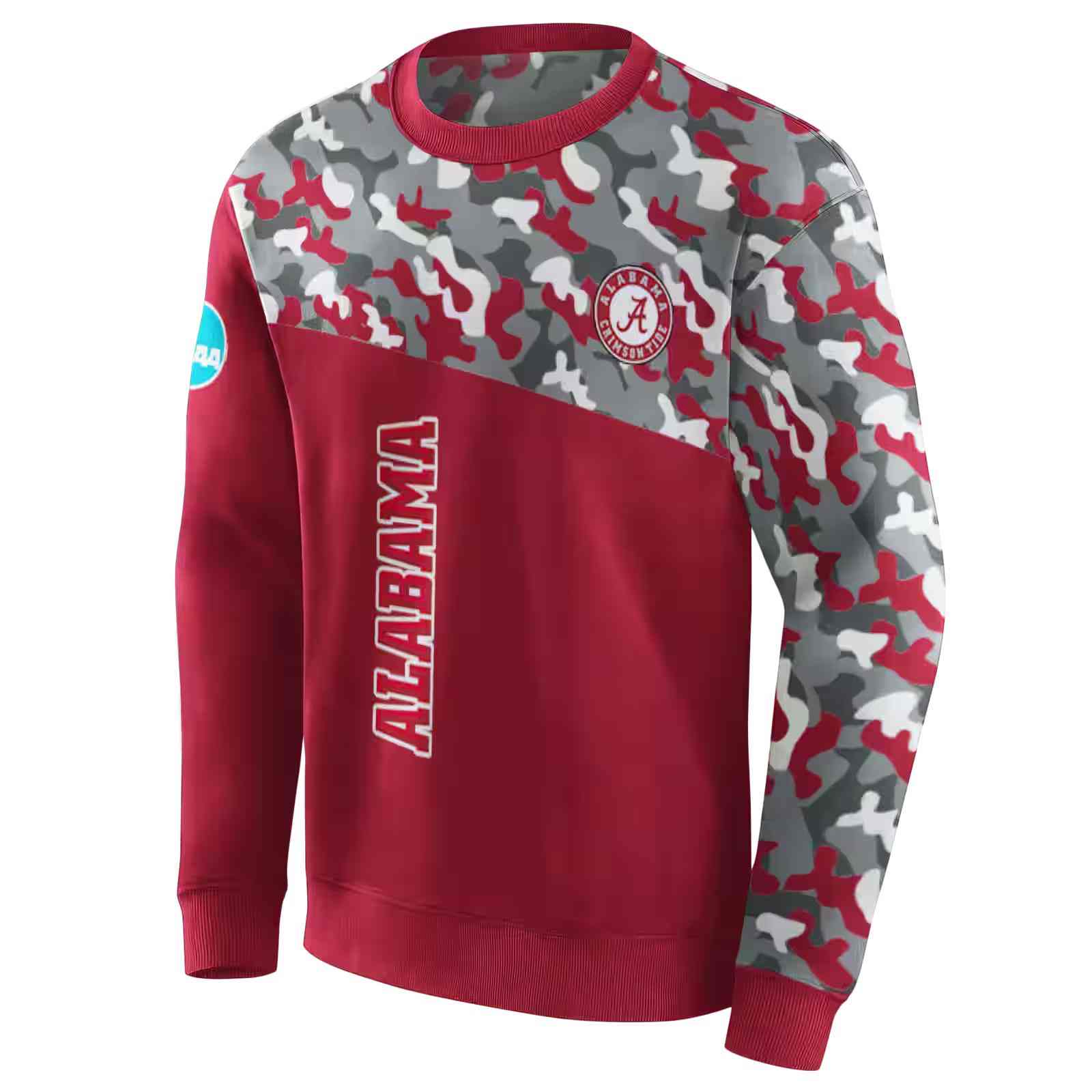 customized alabama crimson tide camo pattern crimson hoodie new arrival