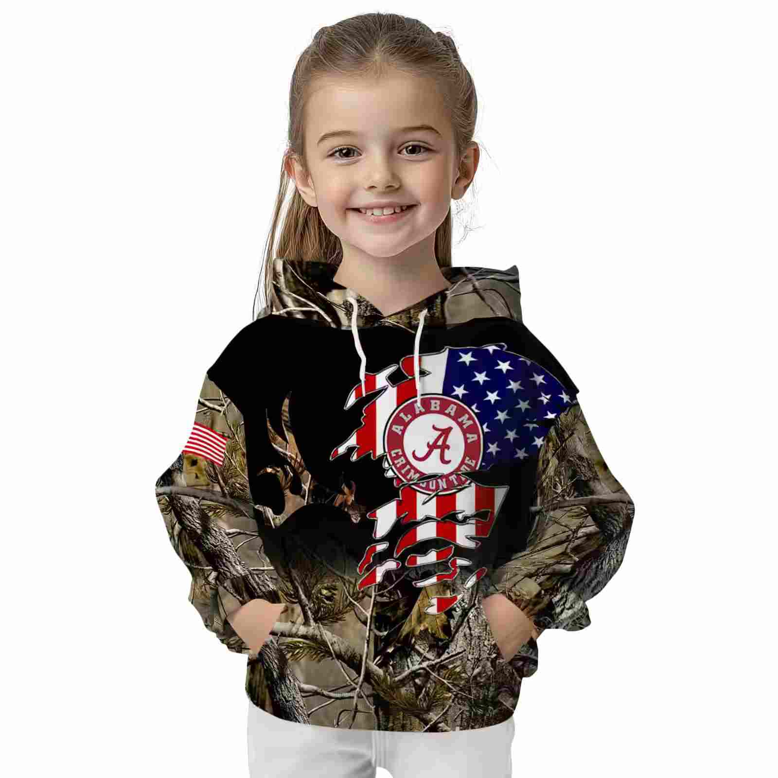 customized alabama crimson tide tree camo hoodie top rated