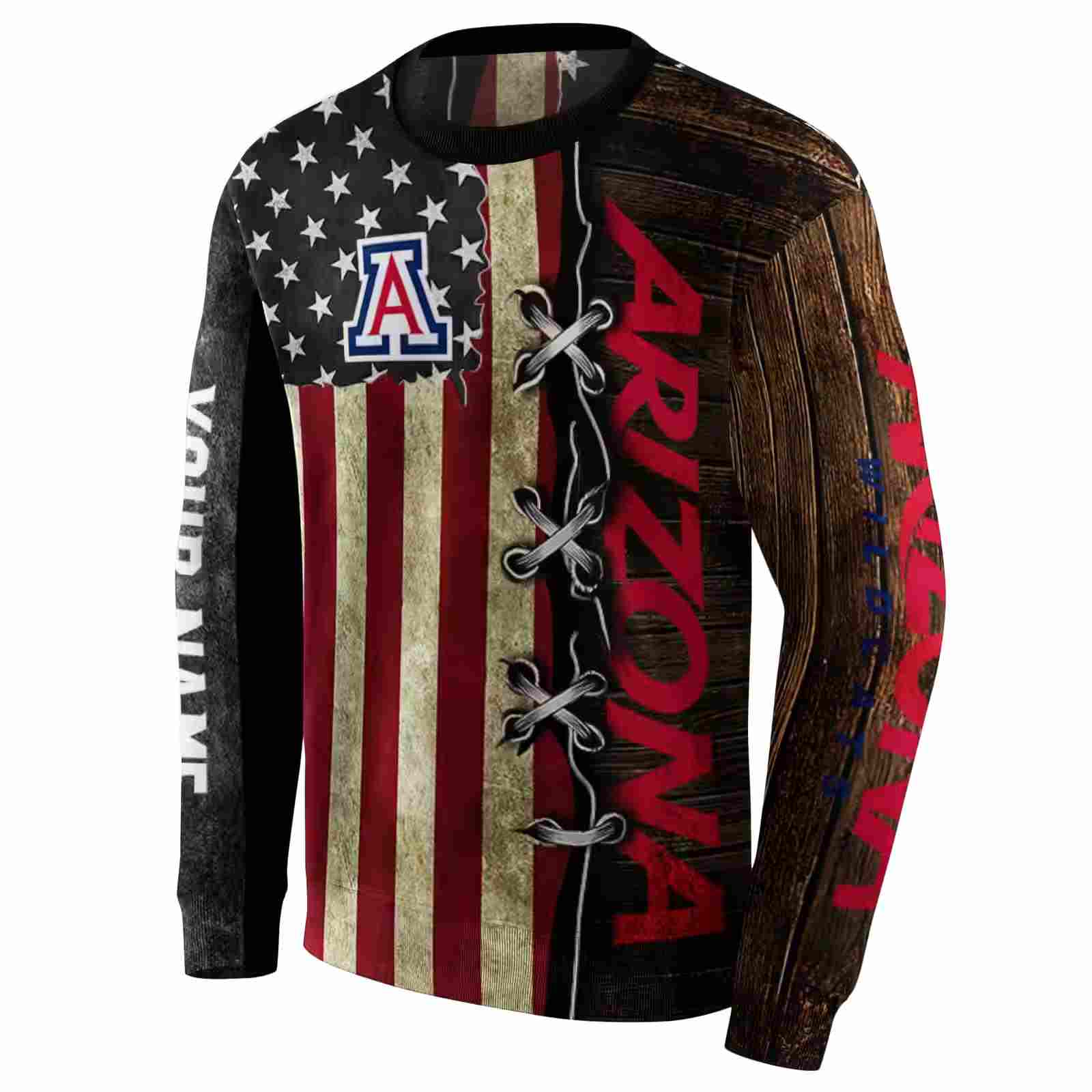 customized arizona wildcats american pride hoodie new arrival