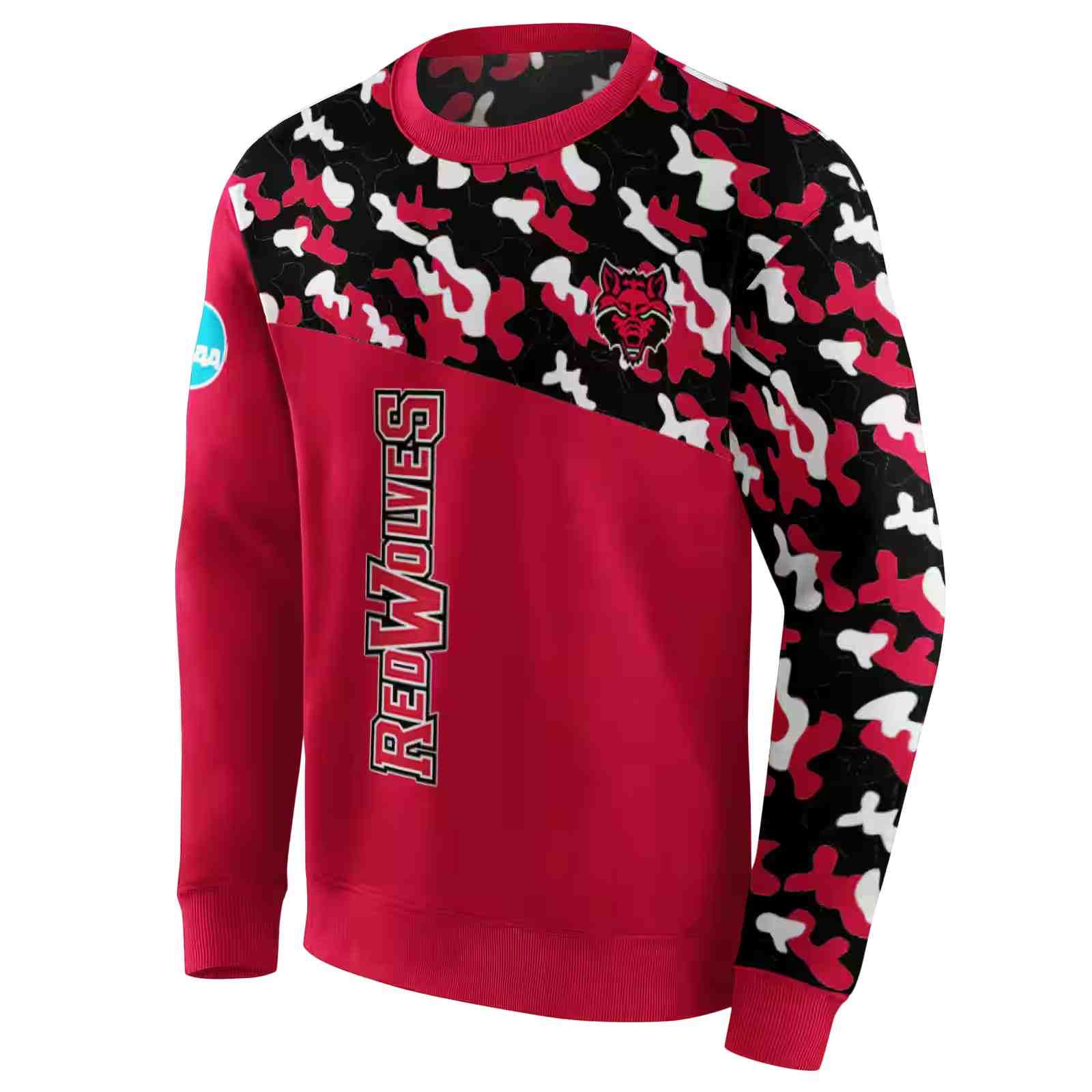 customized arkansas state red wolves camo pattern scarlet hoodie new arrival