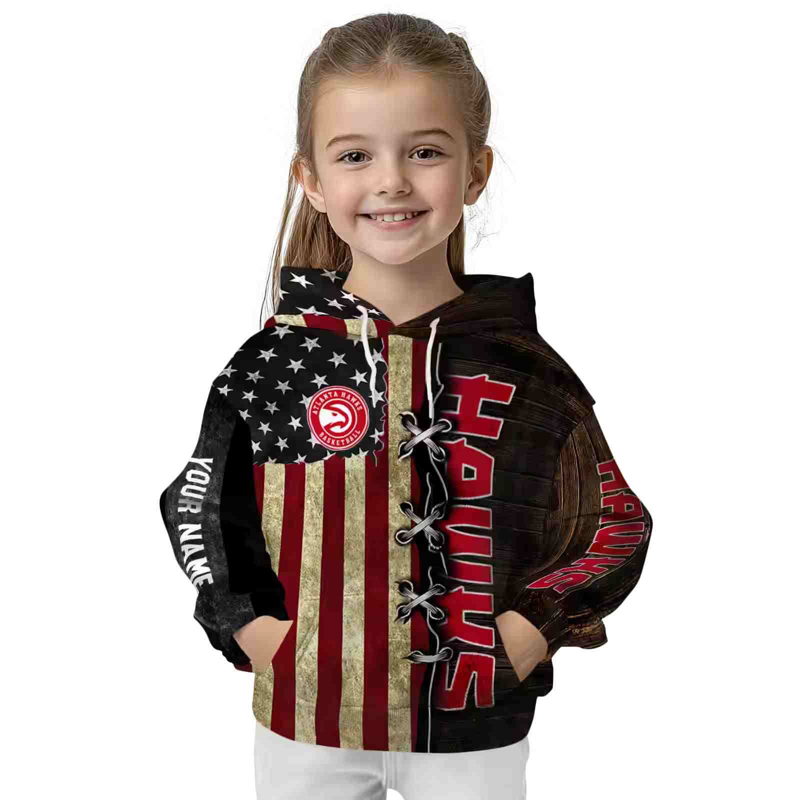 customized atlanta hawks american pride hoodie top rated